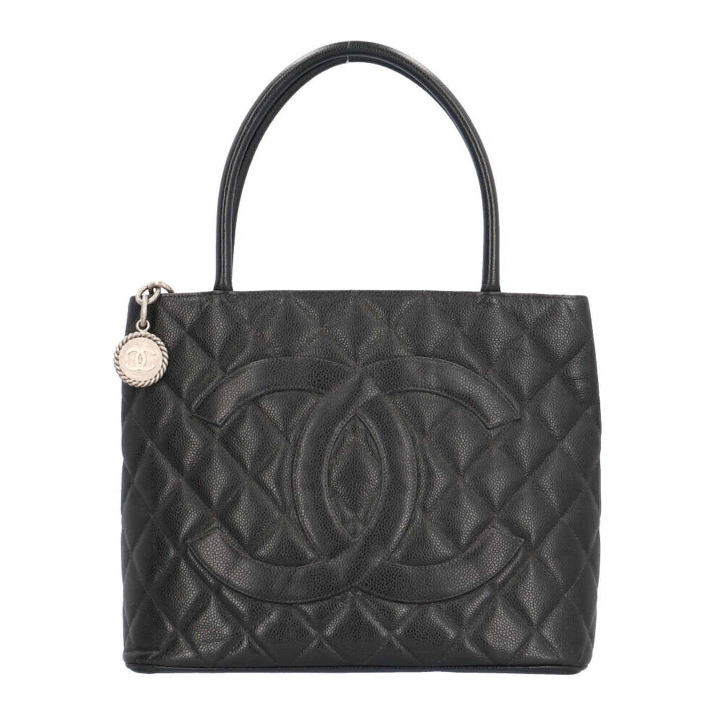 Chanel Leather Medaillon Tote Bag with Minimal Wear