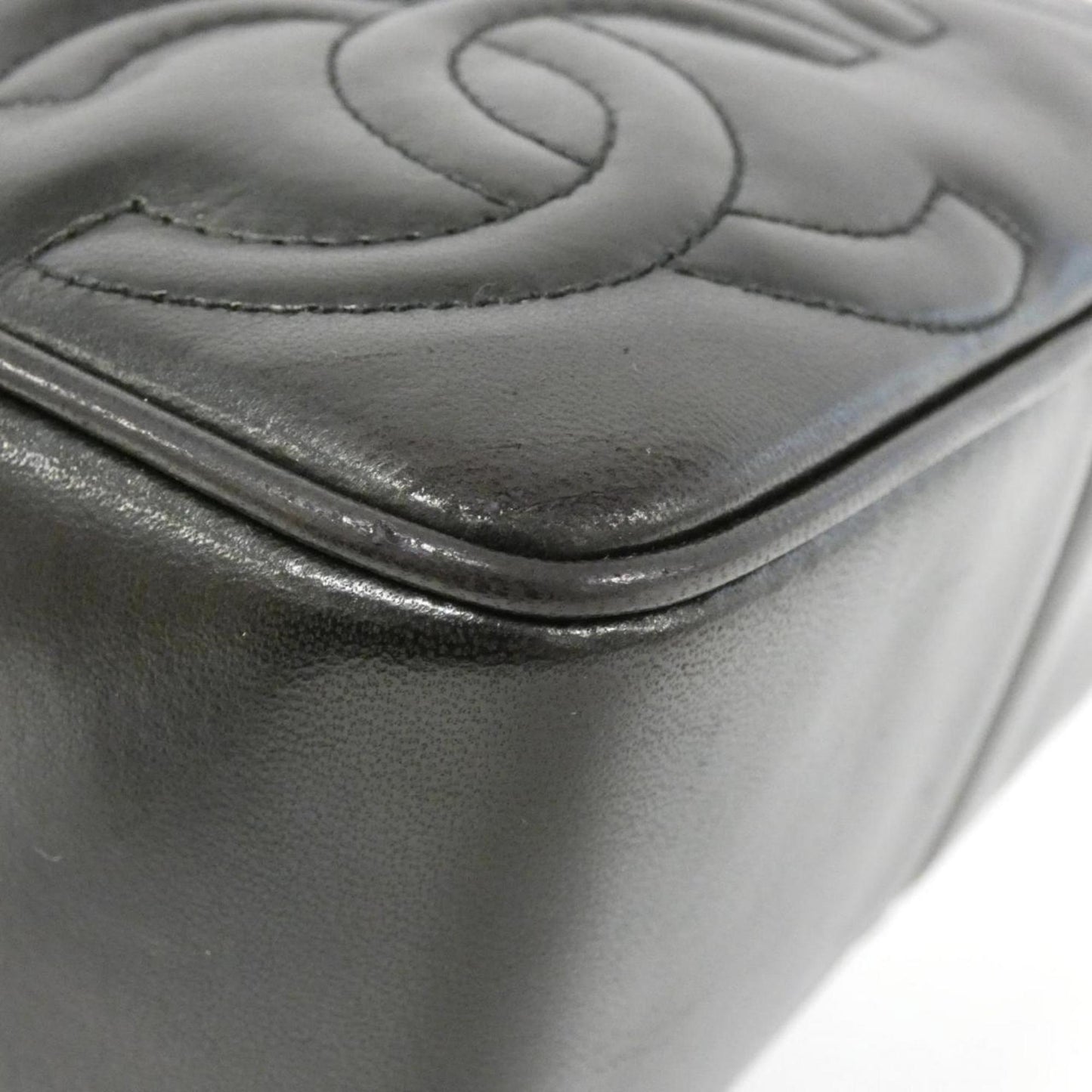Chanel Leather Camera Bag with Strap and Minimal Wear