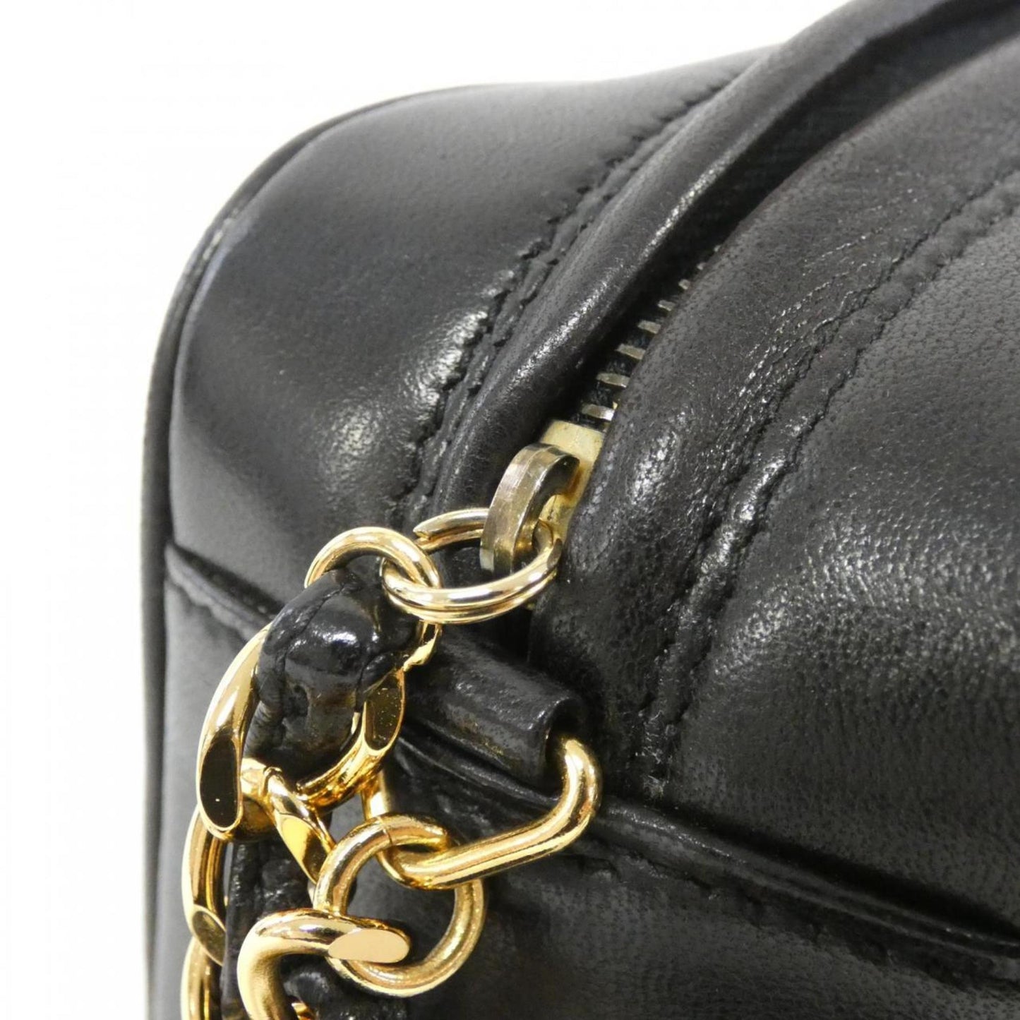 Chanel Leather Camera Bag with Strap and Minimal Wear