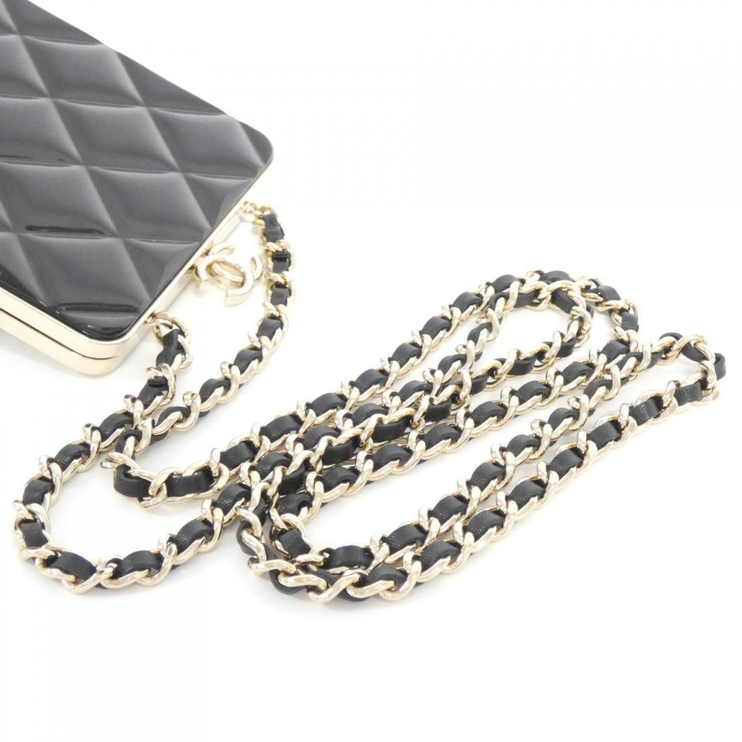 Chanel Leather Handbag with  Card Made in Italy