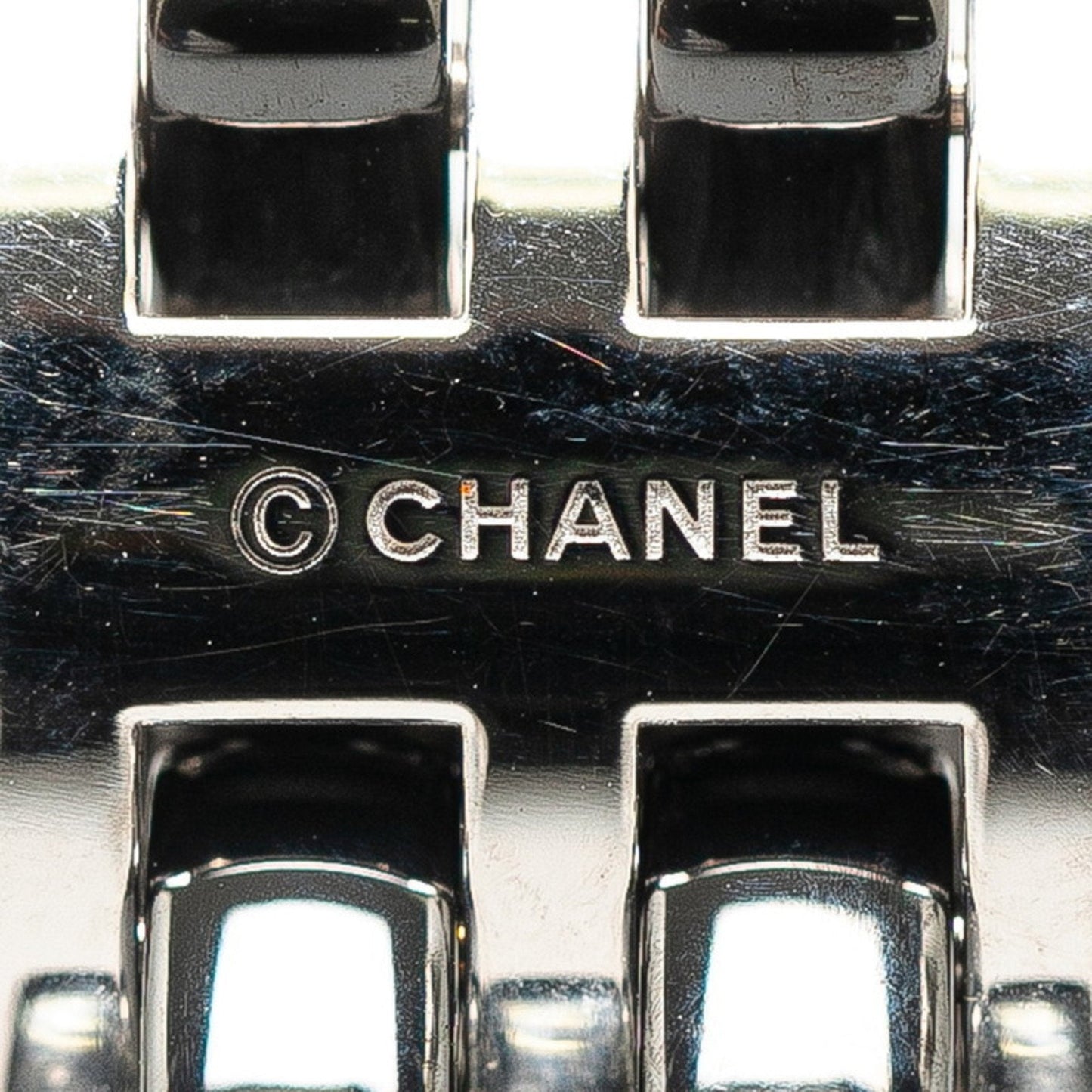 Chanel White Gold Ultra Ring with Box and Dust Bag