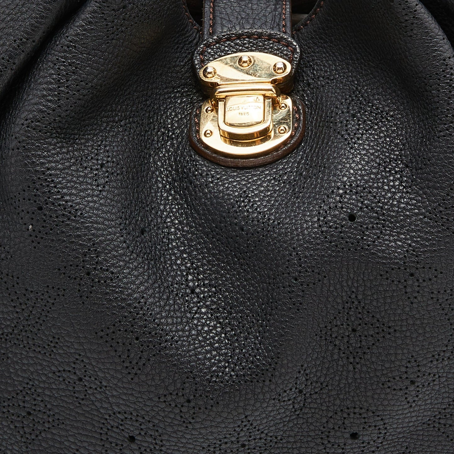 Louis Vuitton  Monogram Mahina Leather L Bag