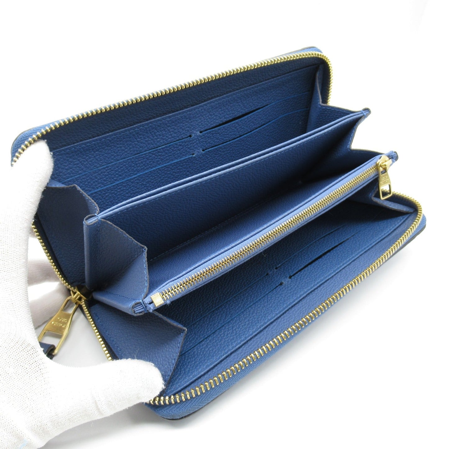 Louis Vuitton Zippy Wallet Monogram Blue M41857