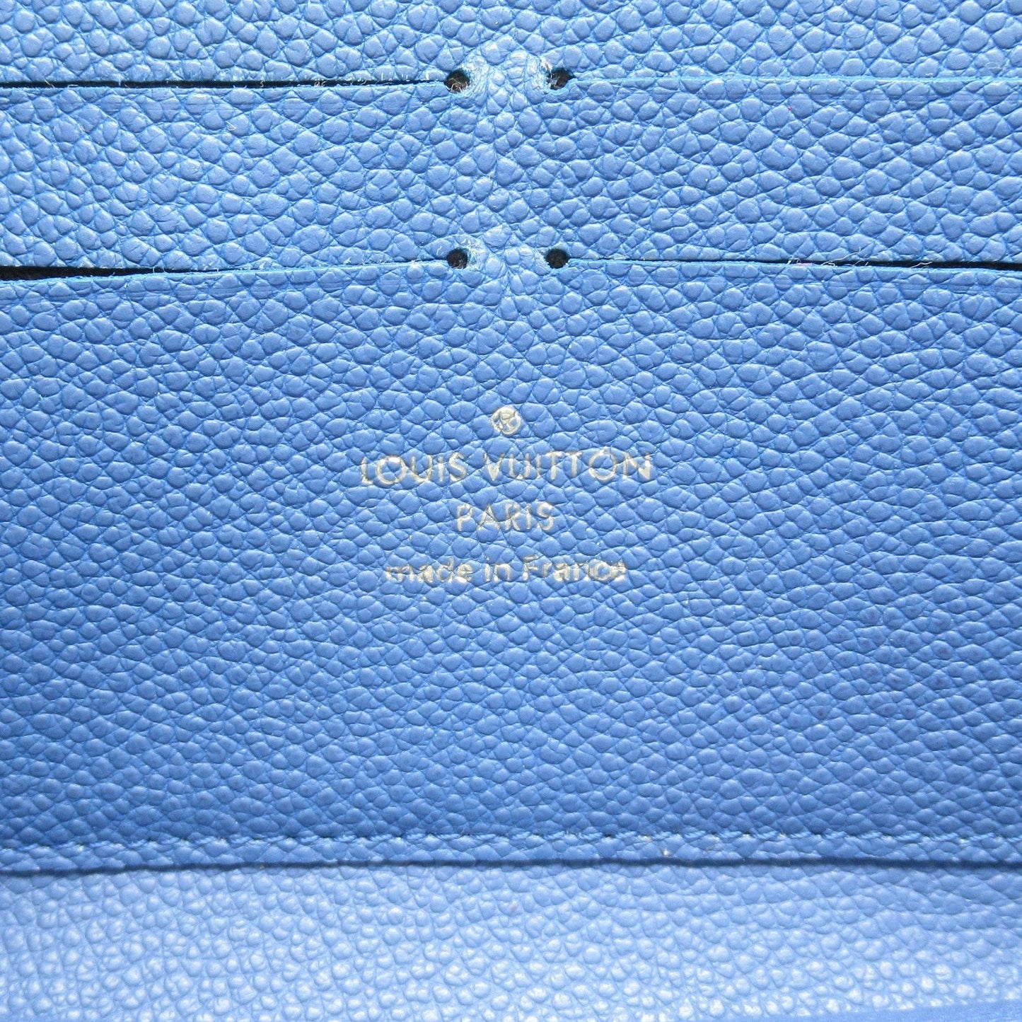 Louis Vuitton Zippy Wallet Monogram Blue M41857