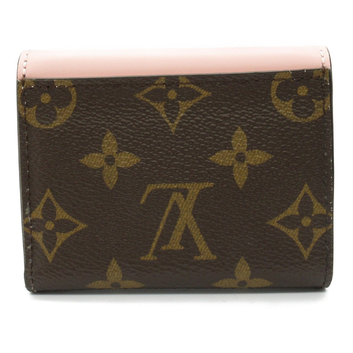 Louis Vuitton Zoe Trifold Wallet Monogram Brown/Pink