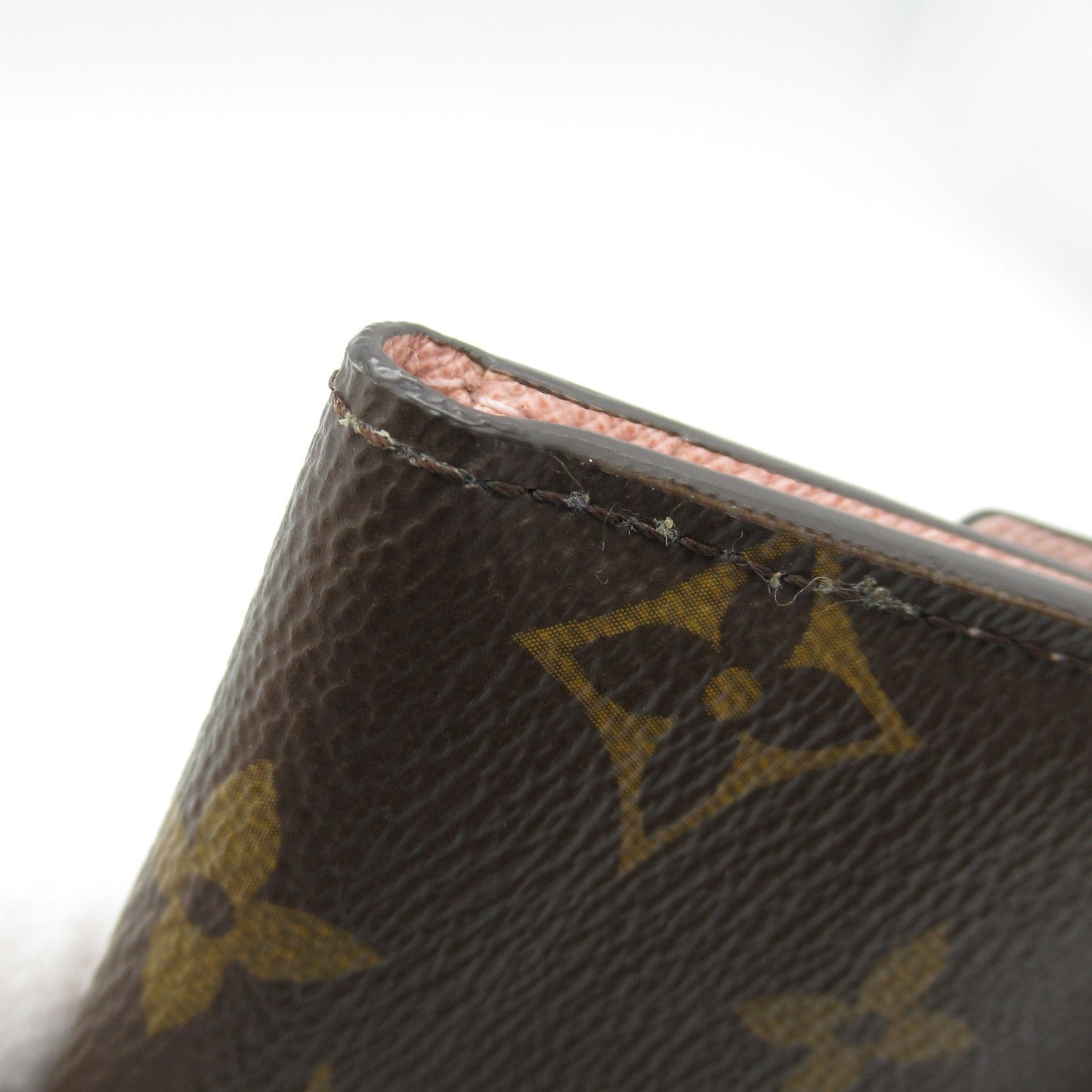 Louis Vuitton Zoe Trifold Wallet Monogram Brown/Pink