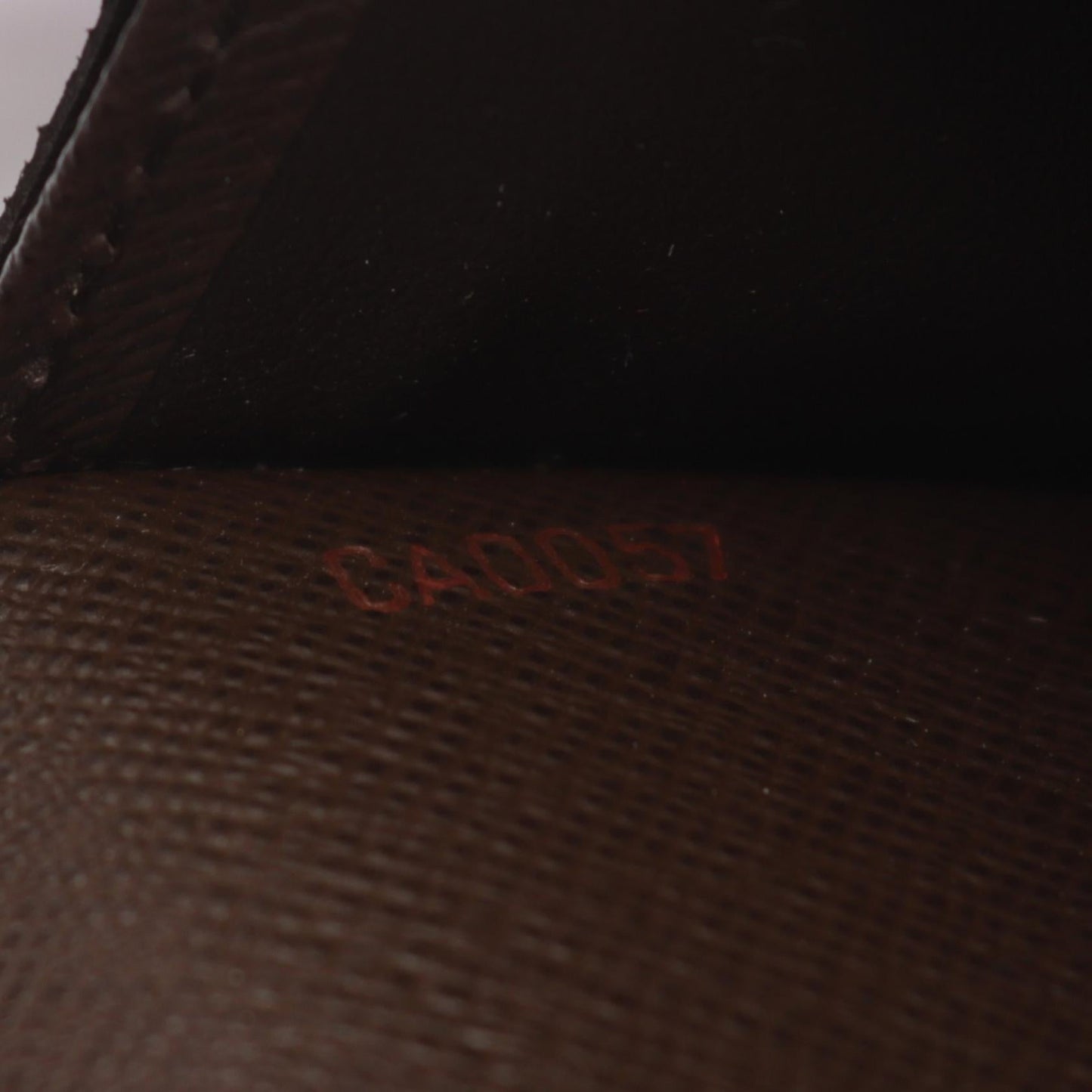 Louis Vuitton Damier Canvas Leather Wallet N61734