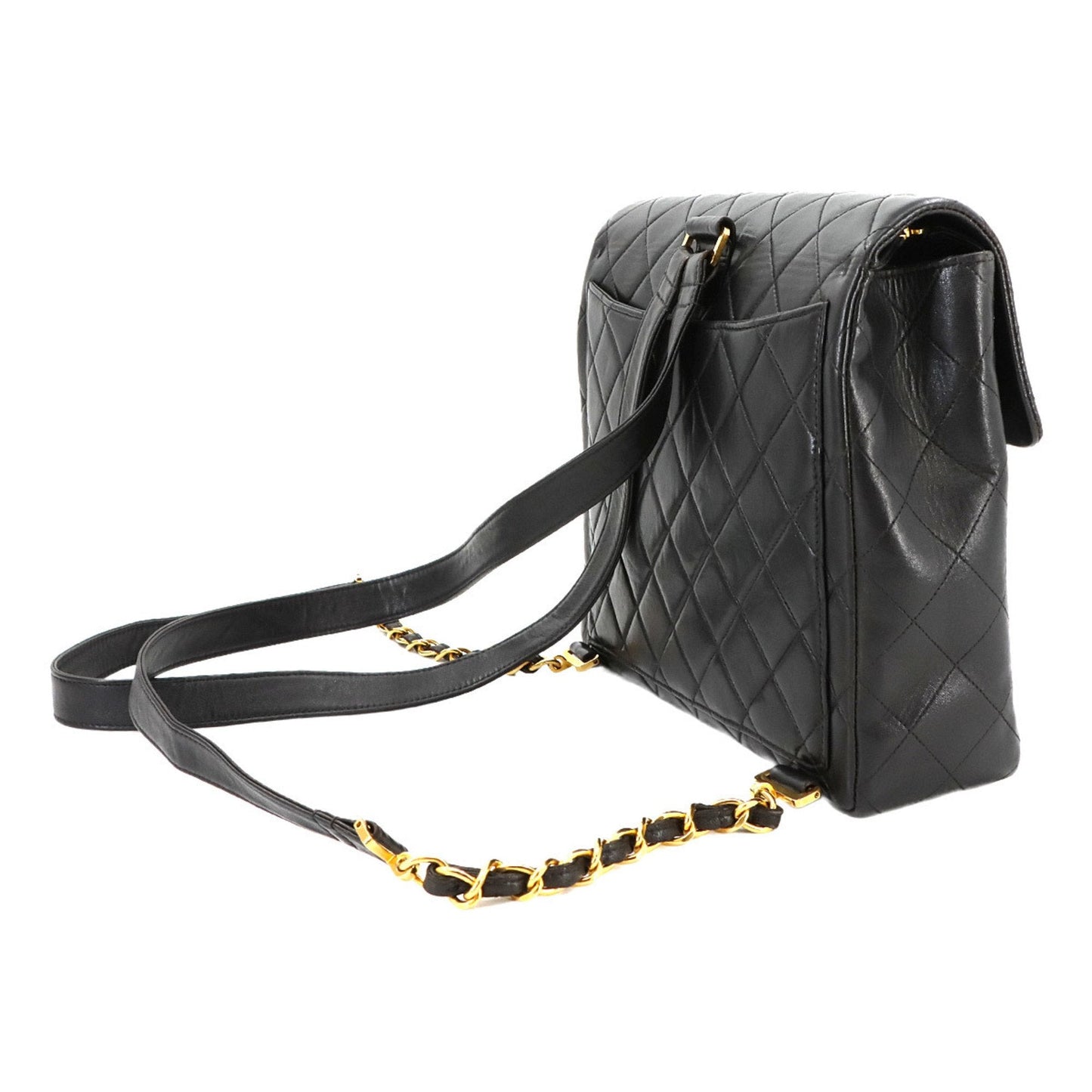 Chanel Leather Shoulder Bag with Dust Bag and  Card