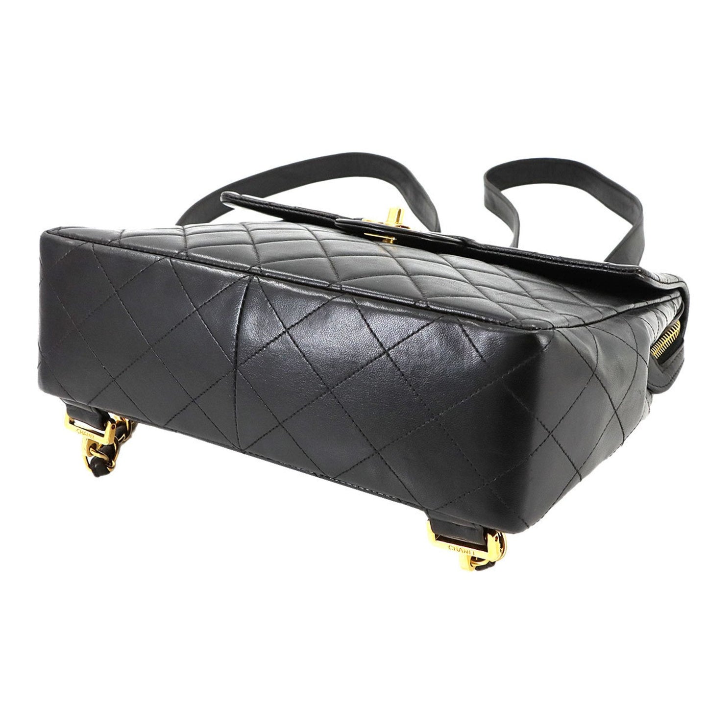 Chanel Leather Shoulder Bag with Dust Bag and  Card