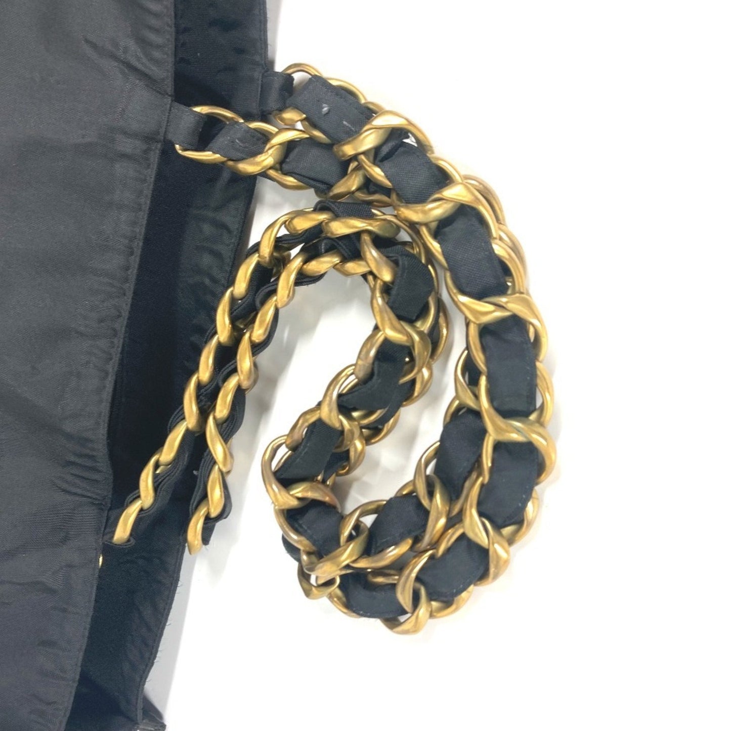 Chanel Canvas Tote Bag with Subtle Scratches and Slight Folds