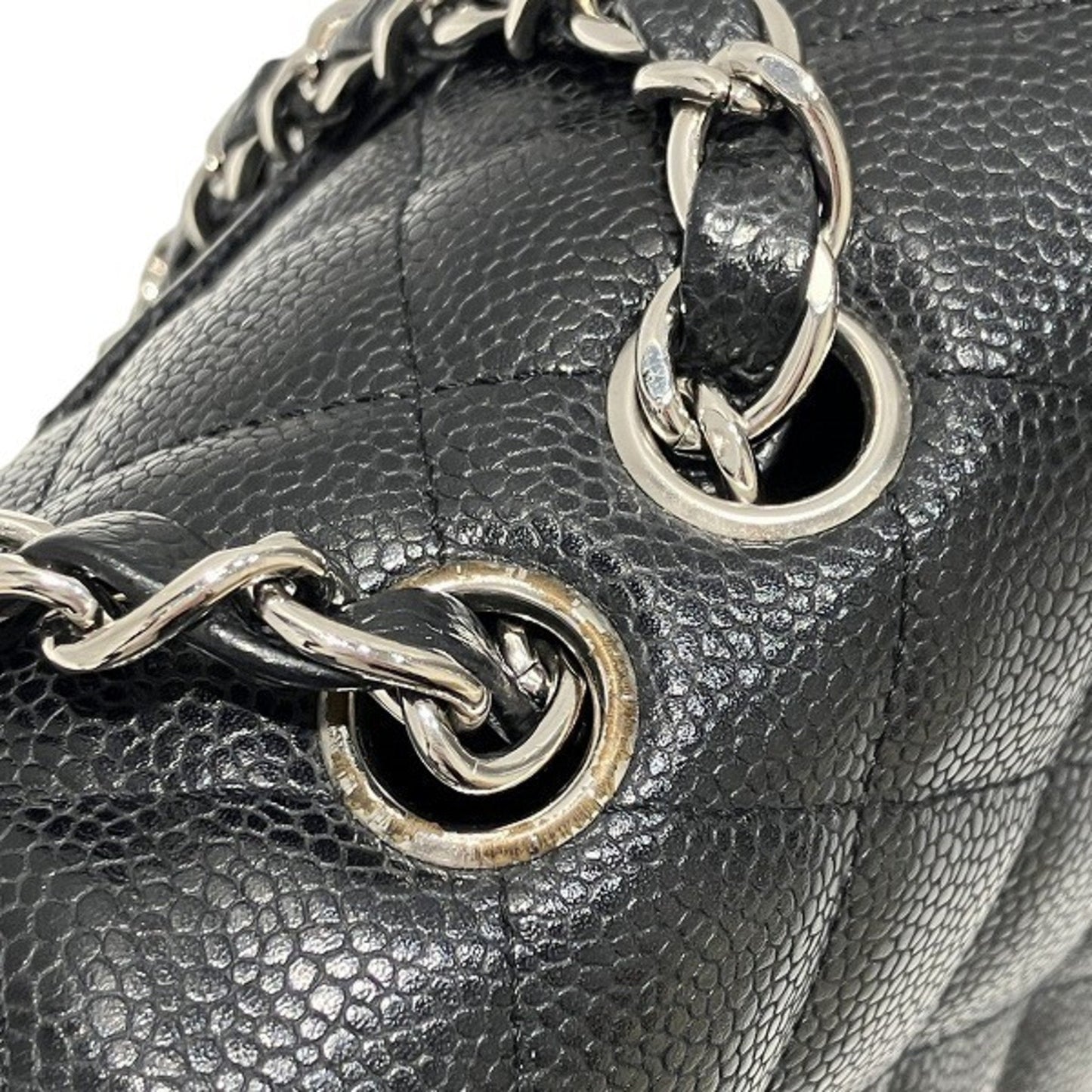Chanel Timeless Leather Shoulder Bag with Minor Wear and  Card