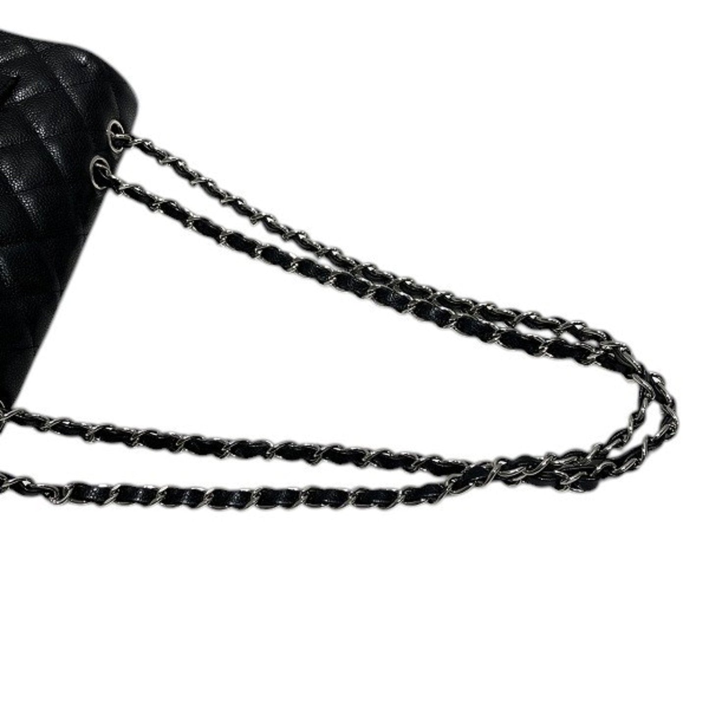Chanel Timeless Leather Shoulder Bag with Minor Wear and  Card