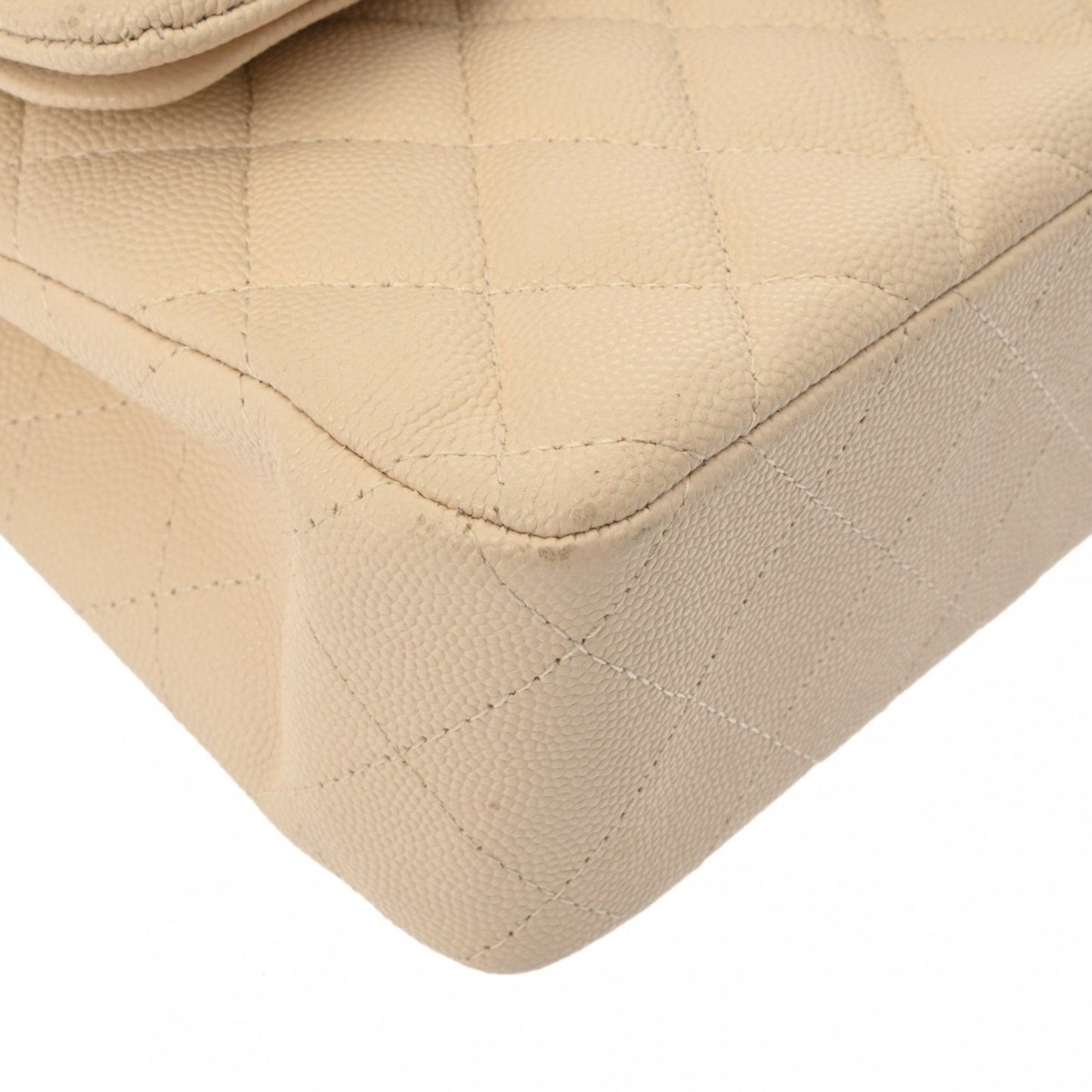 Chanel Timeless Leather Handbag with Dust Bag and  Card