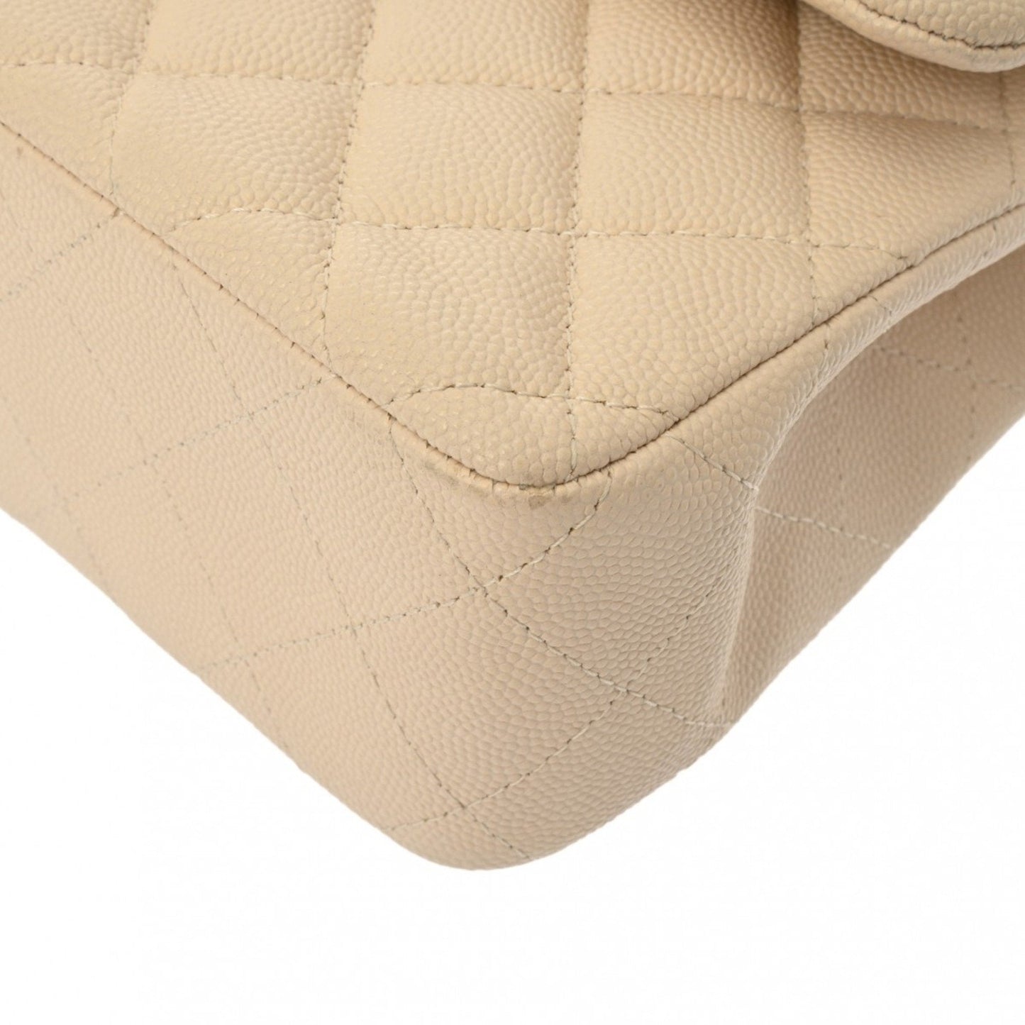 Chanel Timeless Leather Handbag with Dust Bag and  Card