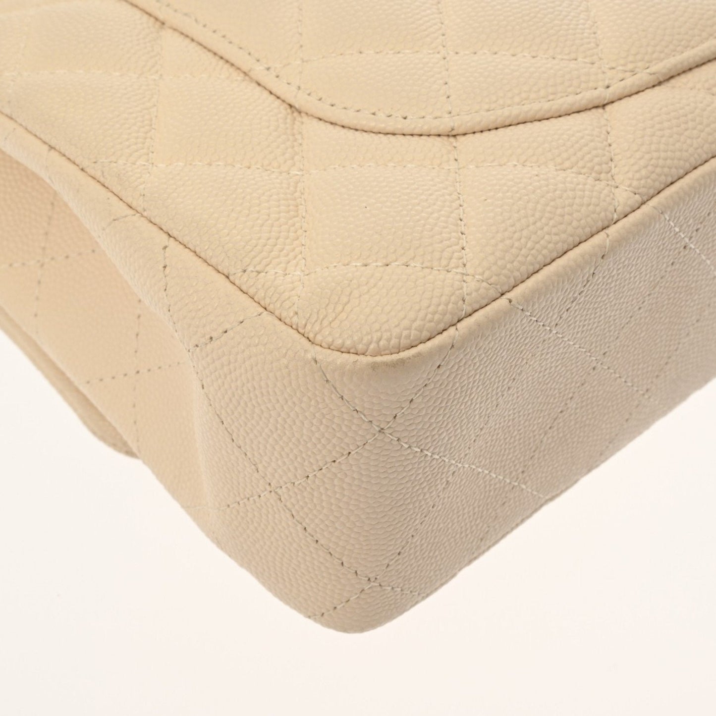 Chanel Timeless Leather Handbag with Dust Bag and  Card