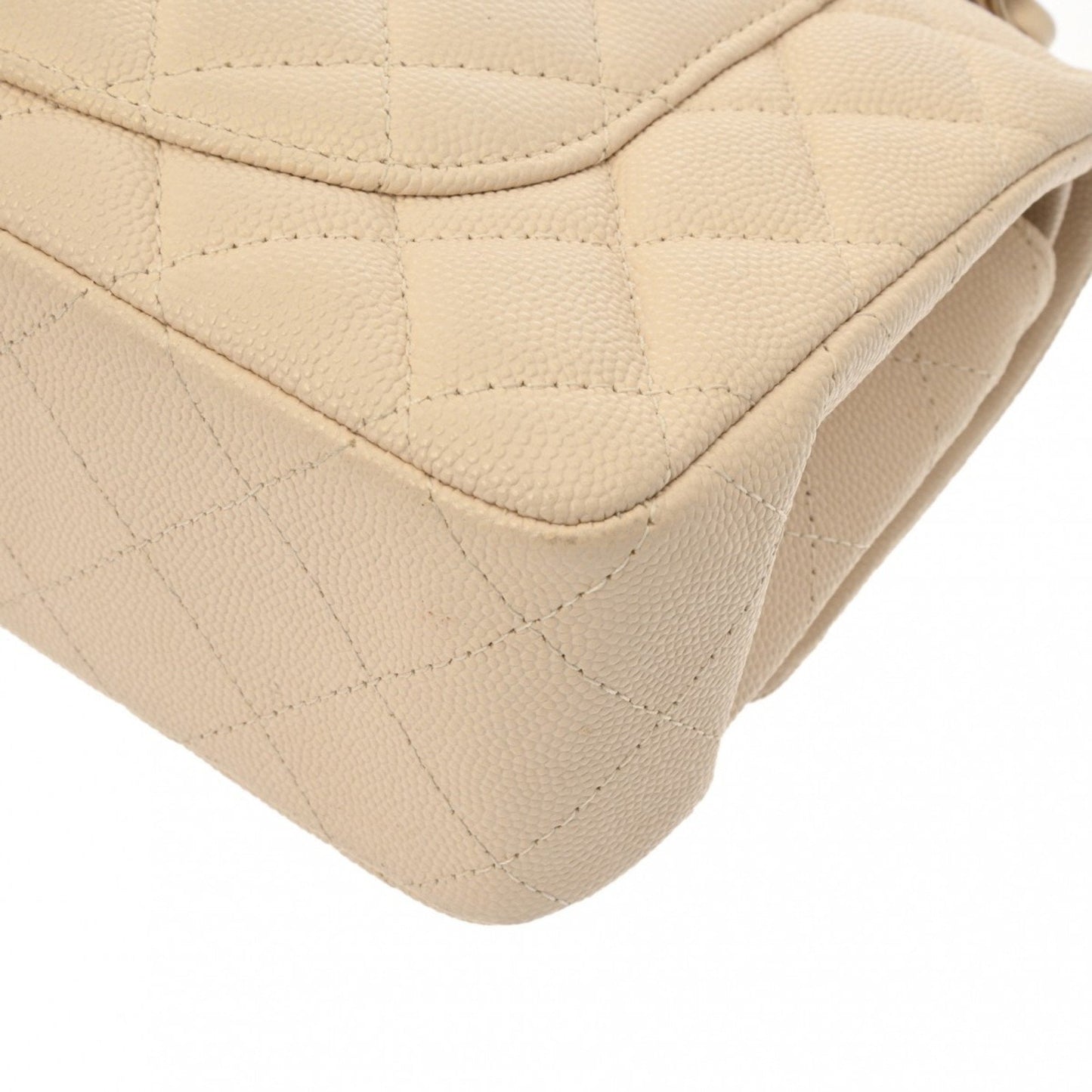 Chanel Timeless Leather Handbag with Dust Bag and  Card