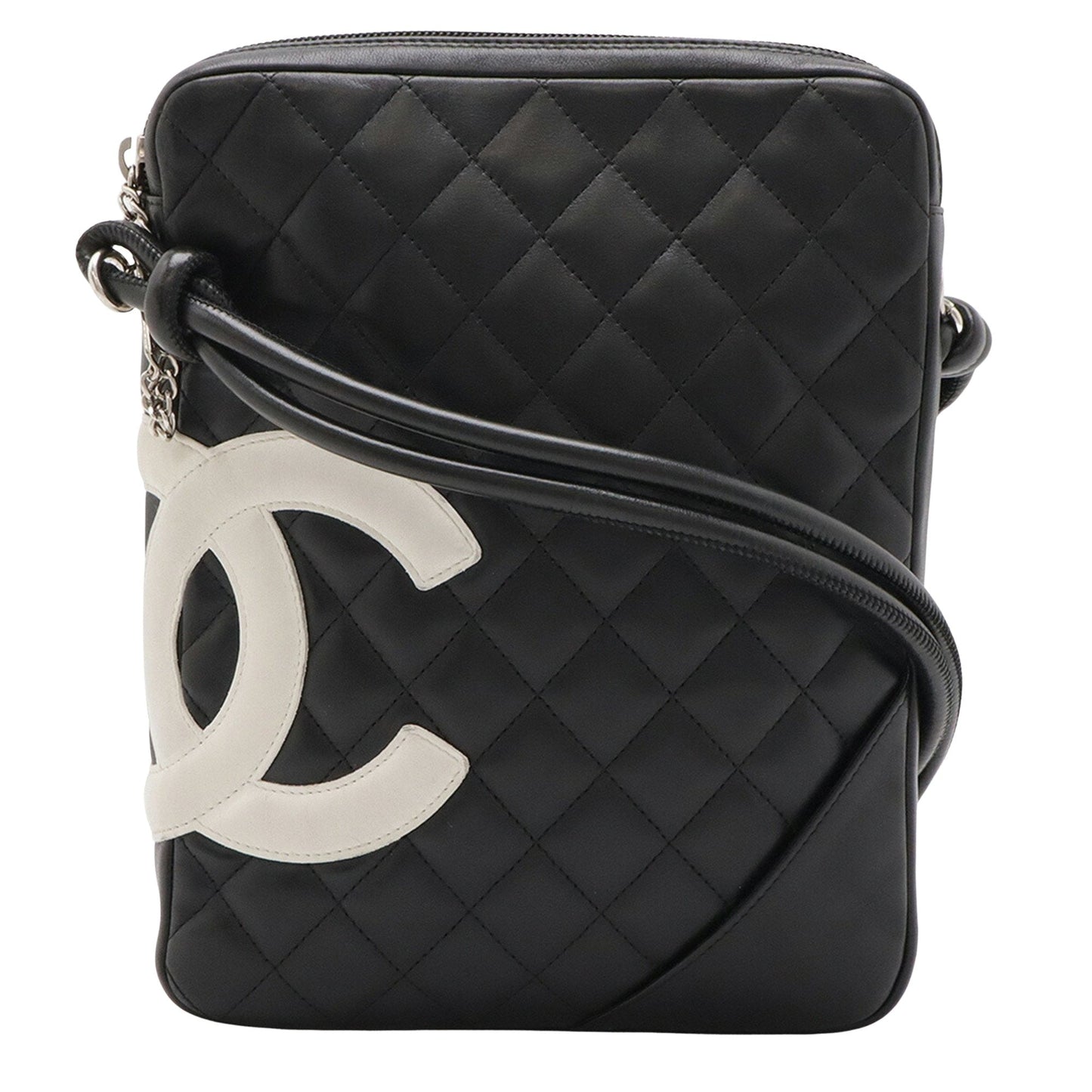Chanel Leather Cambon Line Shoulder Bag with Minor Wear