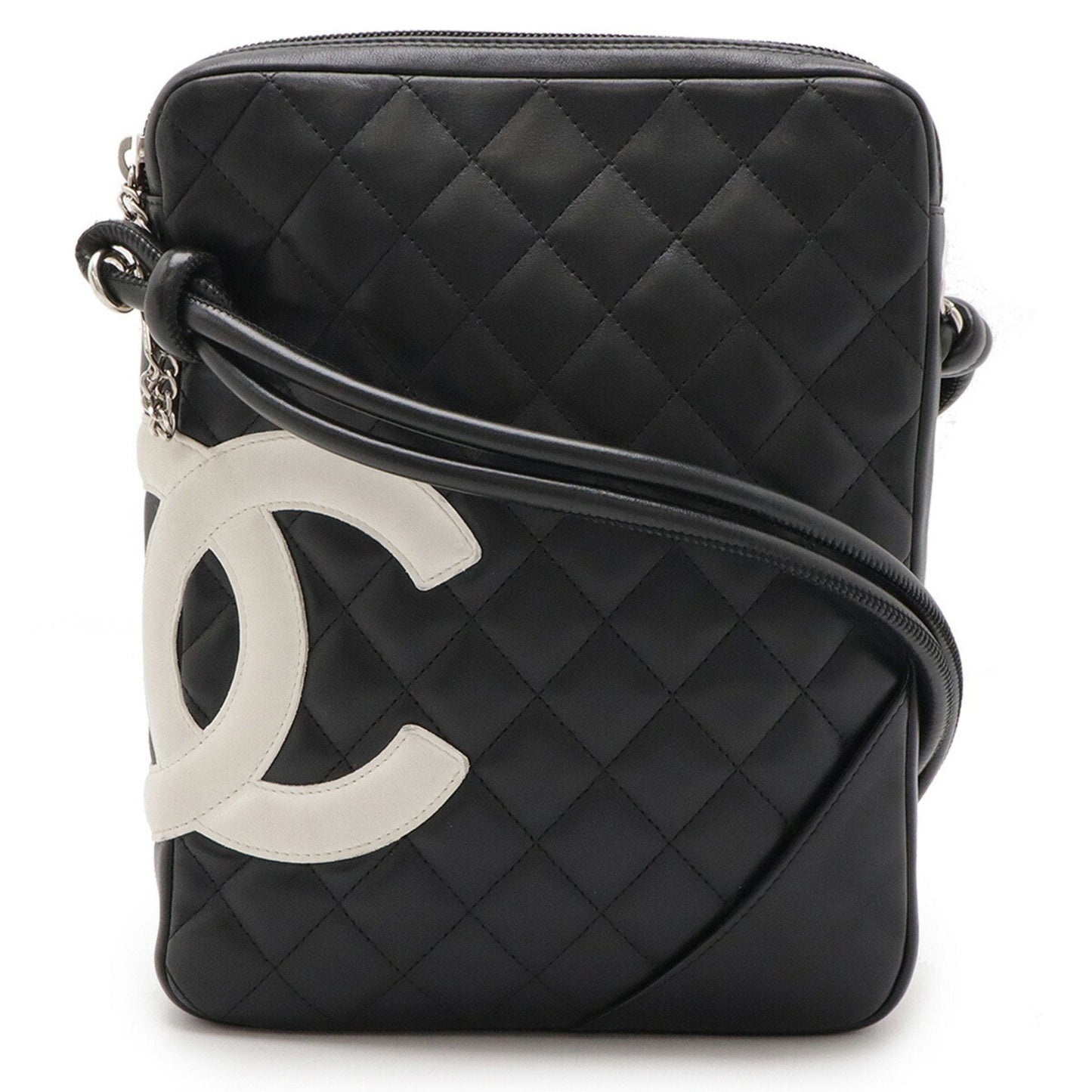 Chanel Leather Cambon Line Shoulder Bag with Minor Wear