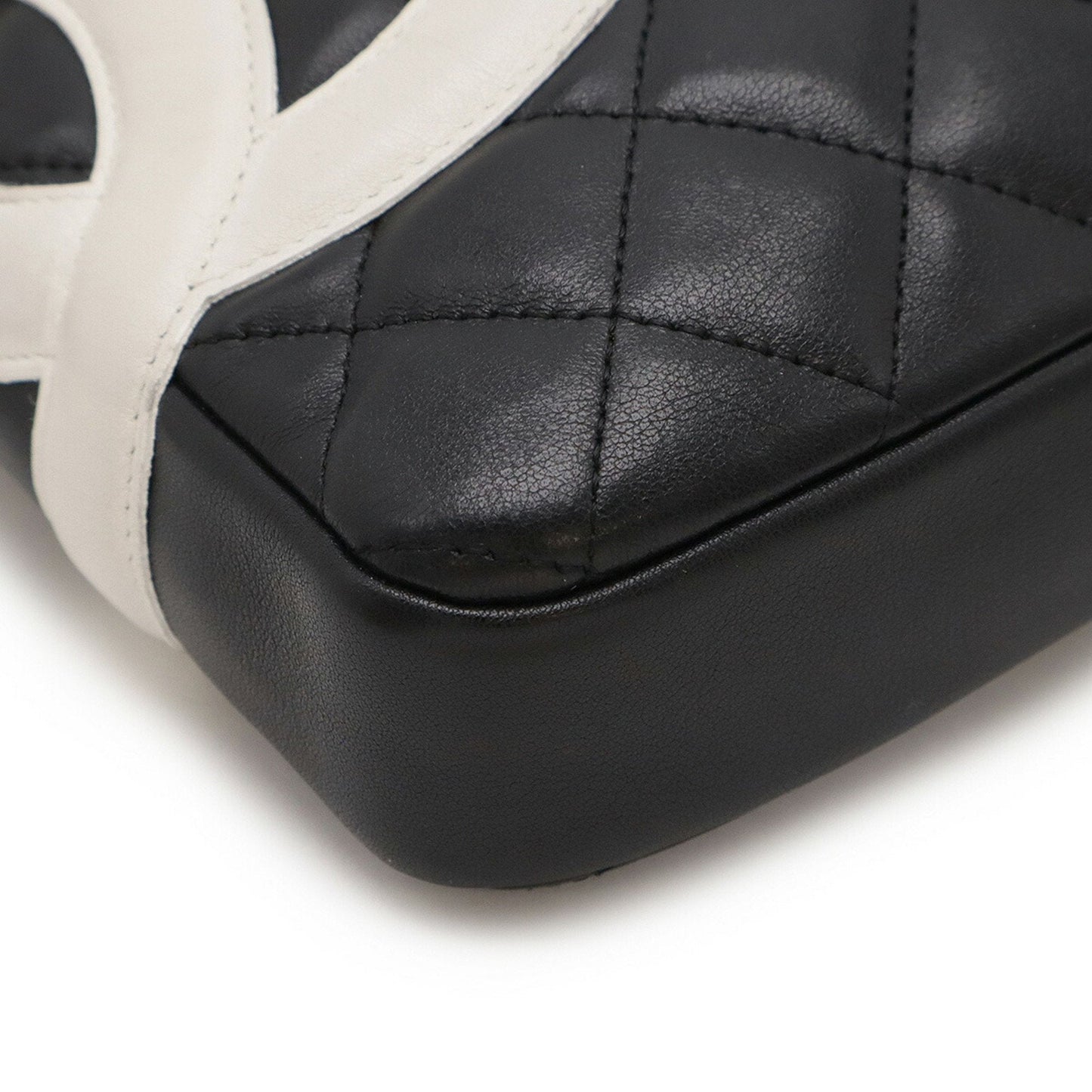 Chanel Leather Cambon Line Shoulder Bag with Minor Wear