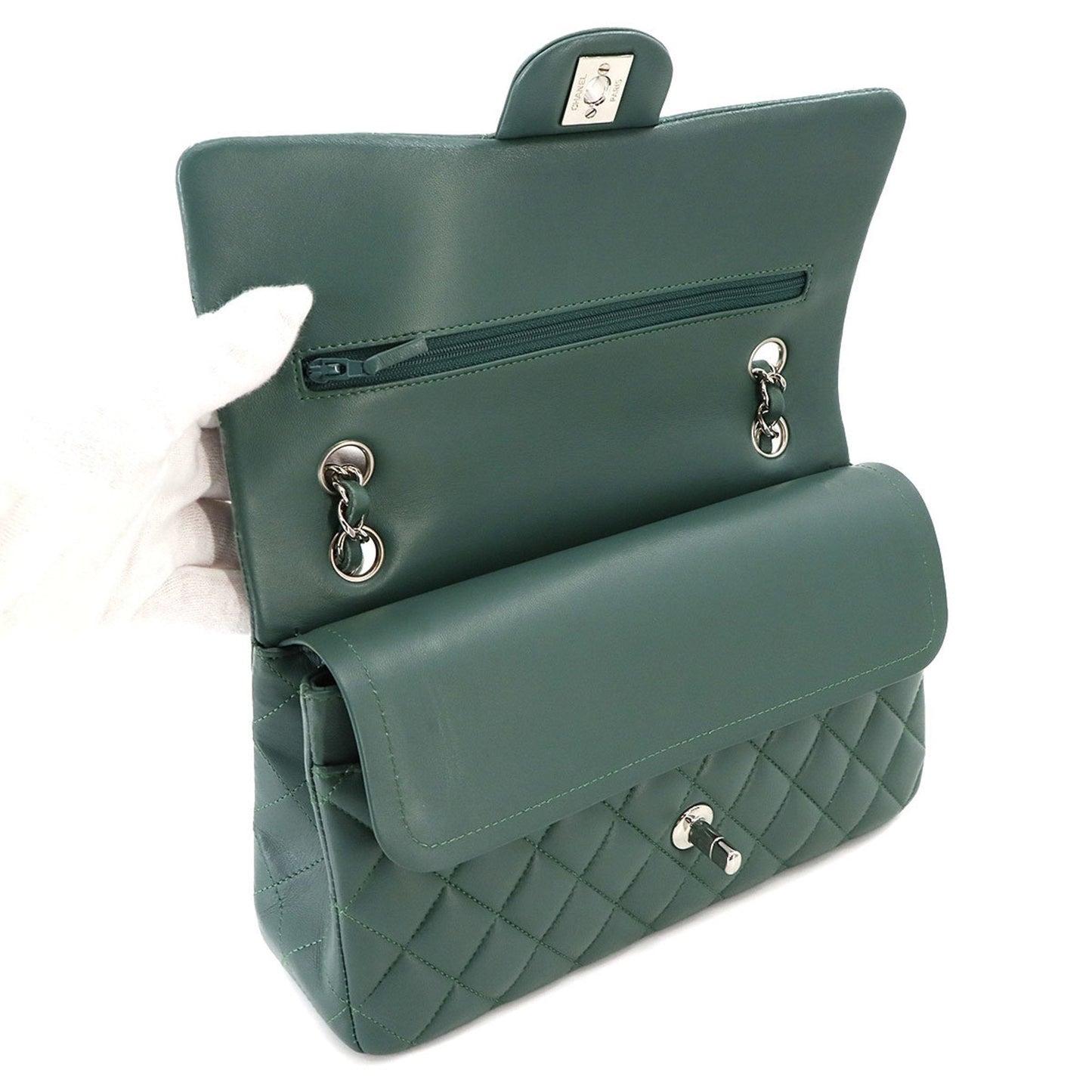 Chanel Timeless Leather Handbag with  Card
