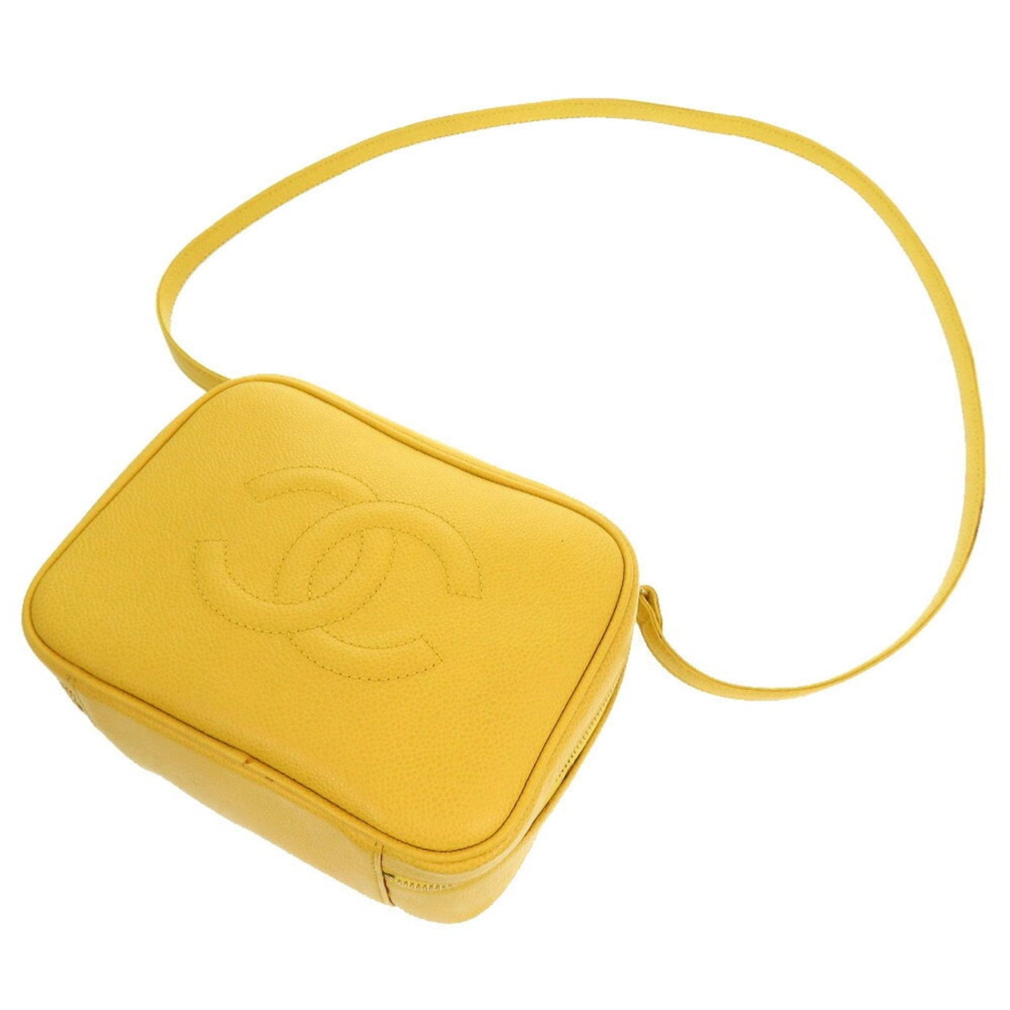 Chanel Leather Vanity Bag with Shoulder Strap and  Card