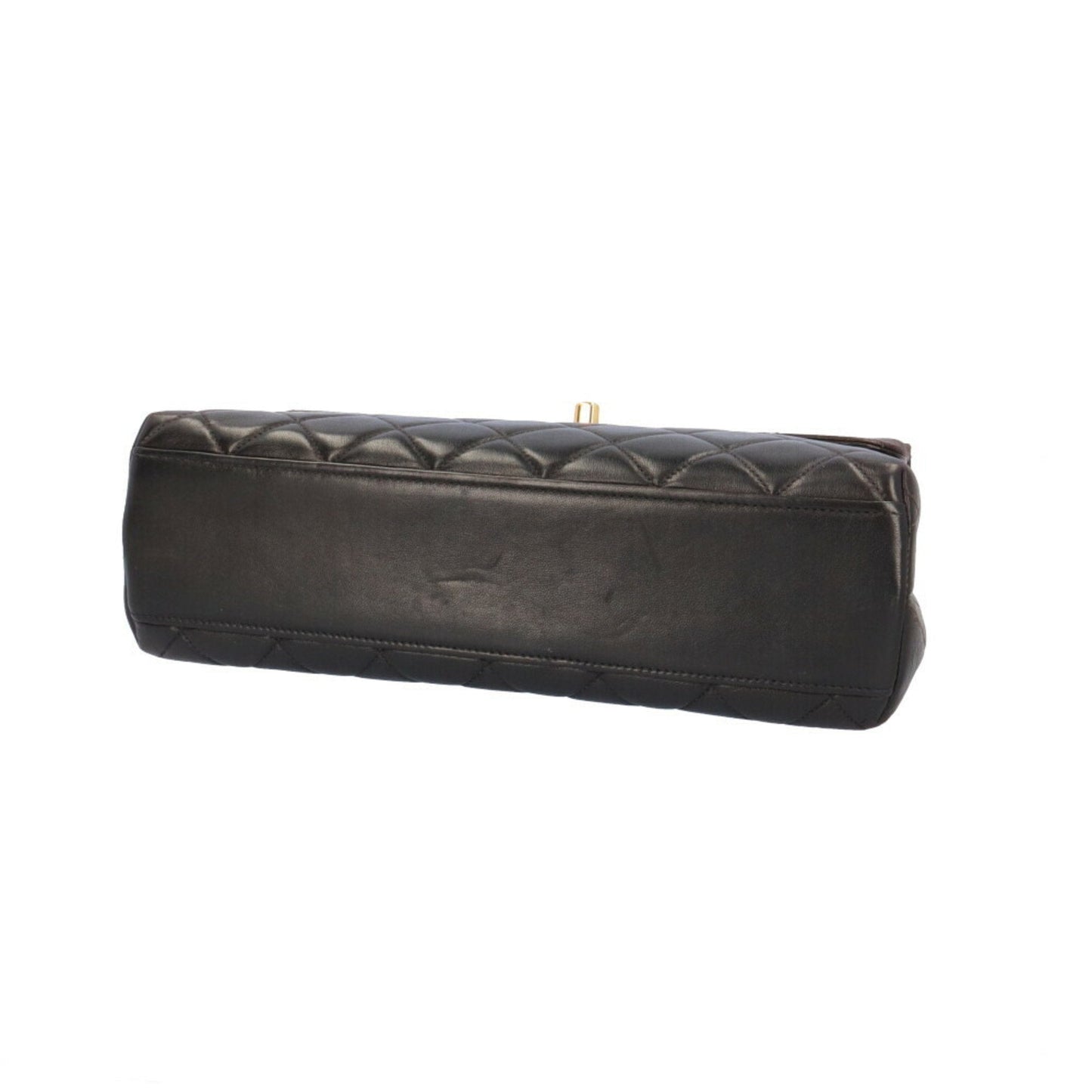 Chanel Leather Coco Handle Bag with  Card