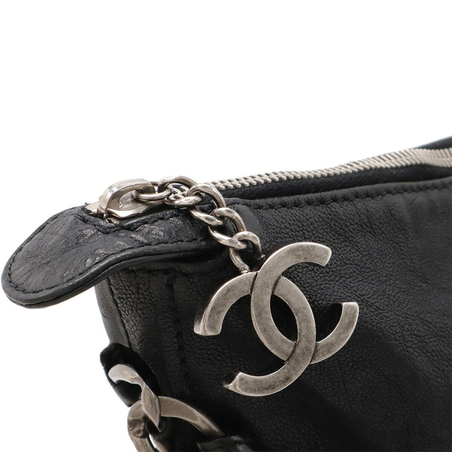 Chanel Leather Chain Shoulder Bag