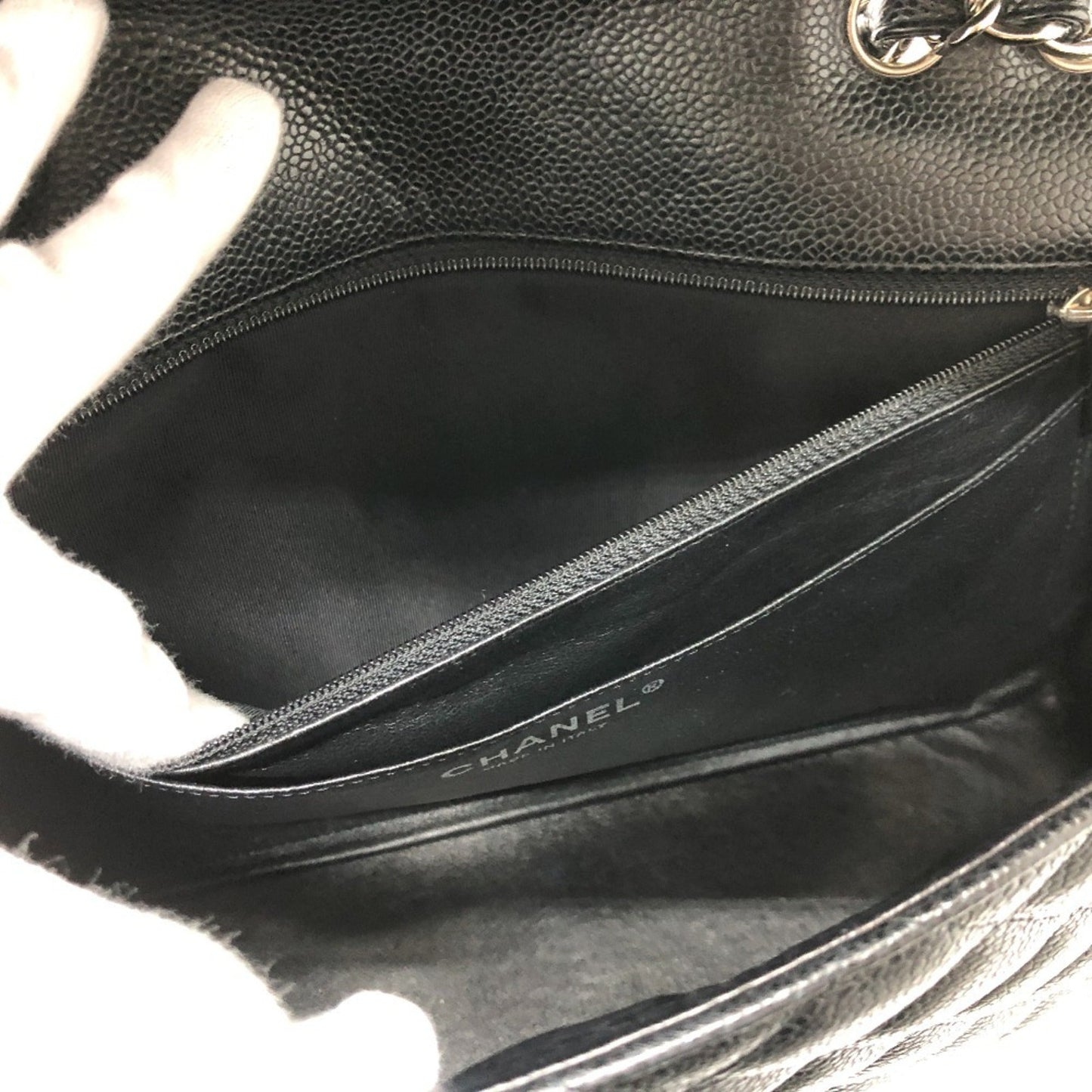 Chanel Luxury Leather Jumbo Handbag with Box and Dust Bag