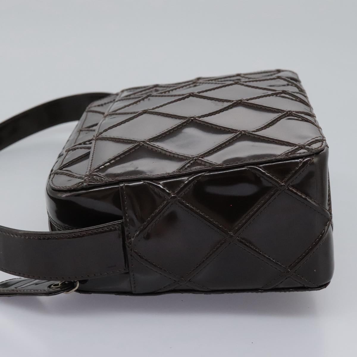 Chanel Chanel Quilted Patent Leather Shoulder Bag