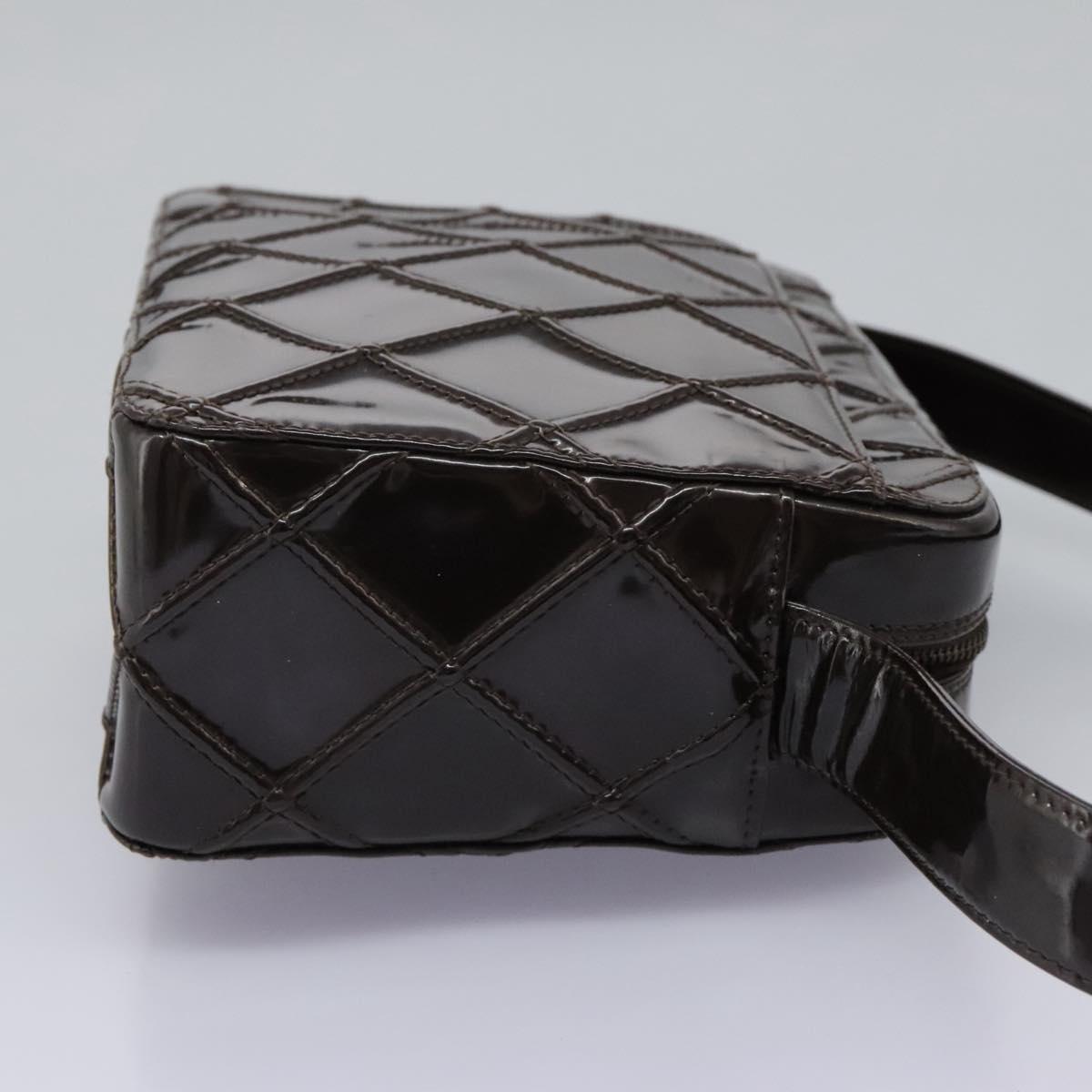 Chanel Chanel Quilted Patent Leather Shoulder Bag