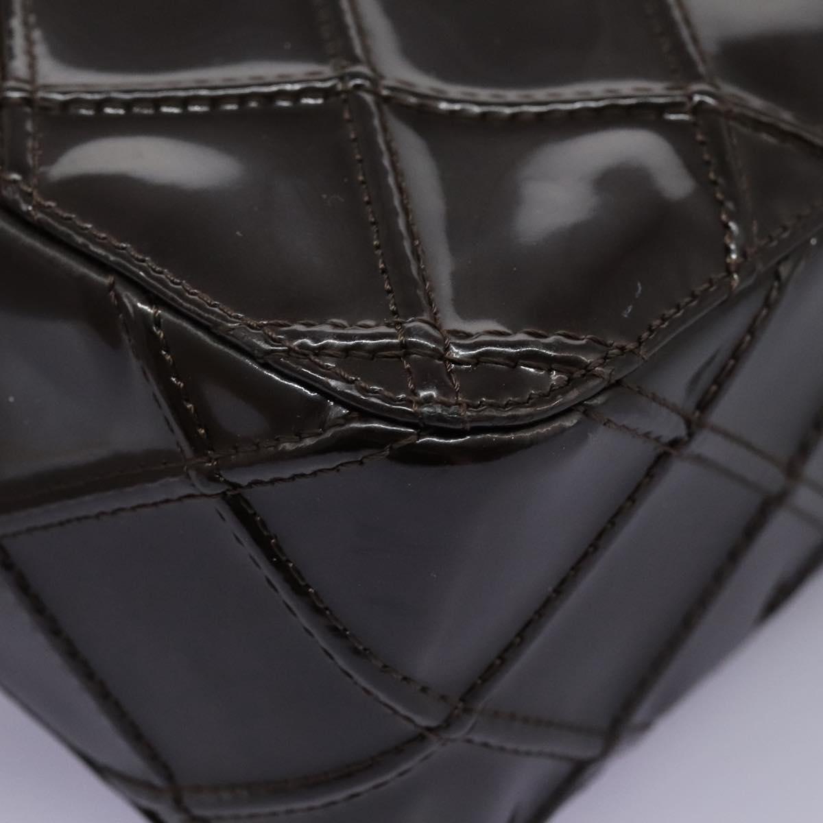 Chanel Chanel Quilted Patent Leather Shoulder Bag
