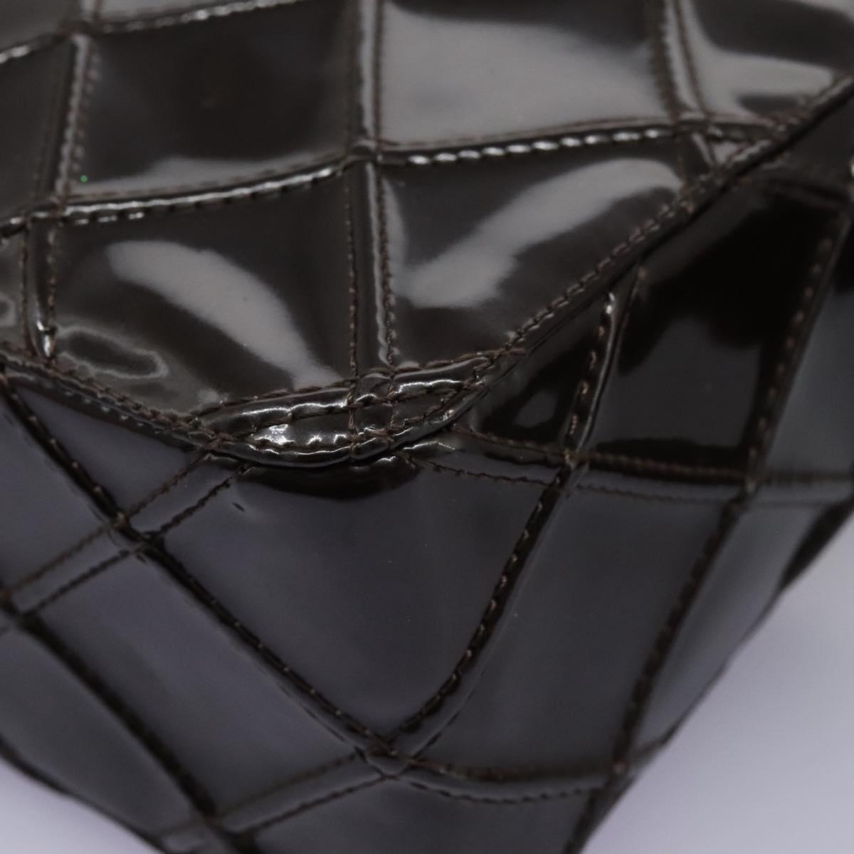 Chanel Chanel Quilted Patent Leather Shoulder Bag
