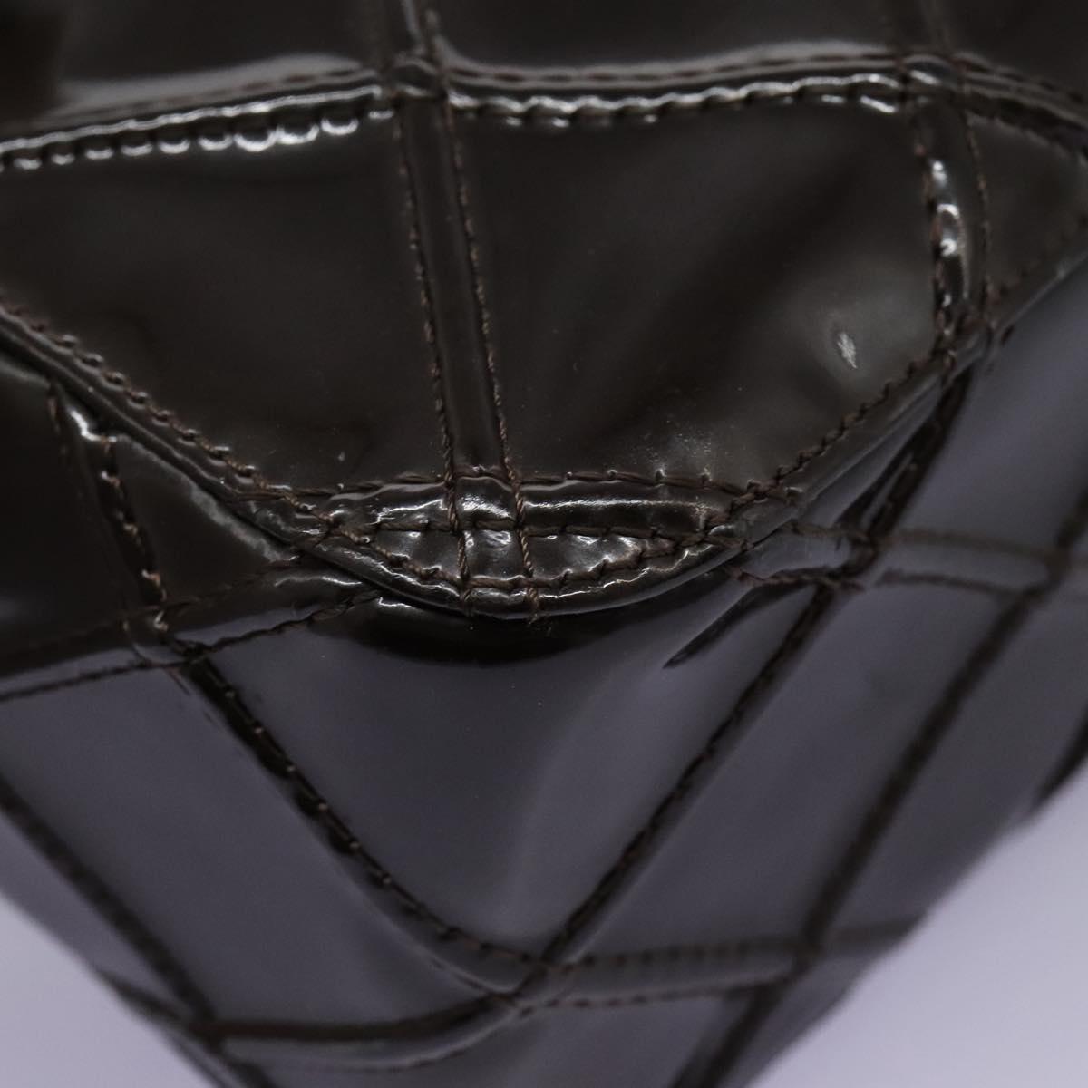 Chanel Chanel Quilted Patent Leather Shoulder Bag