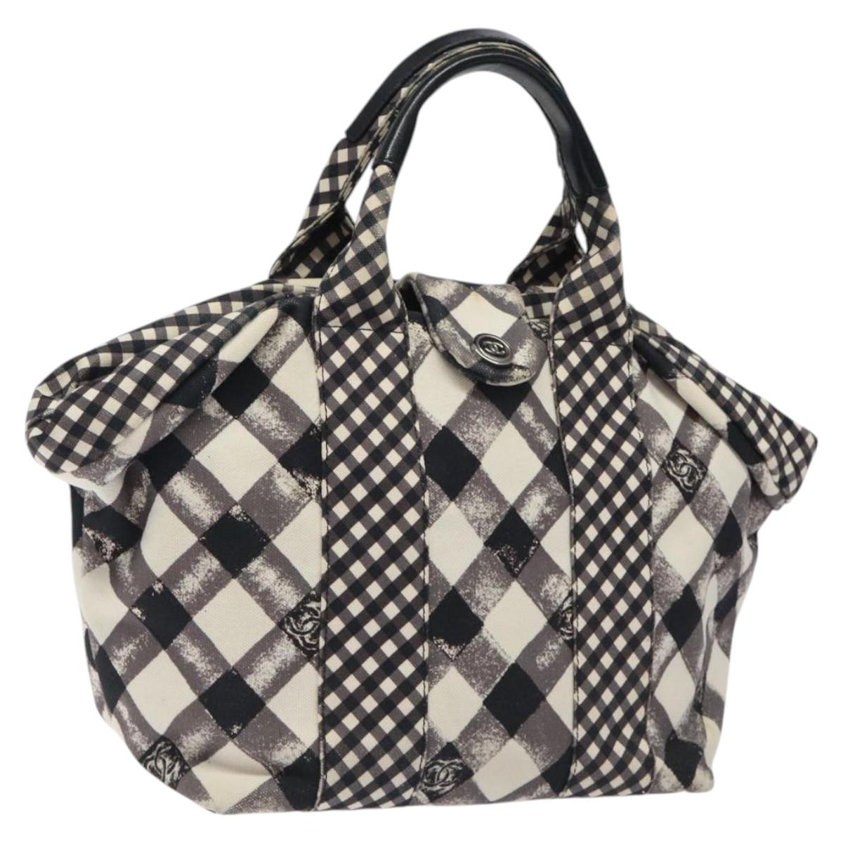 Chanel Gingham Tote Bag Casual Style