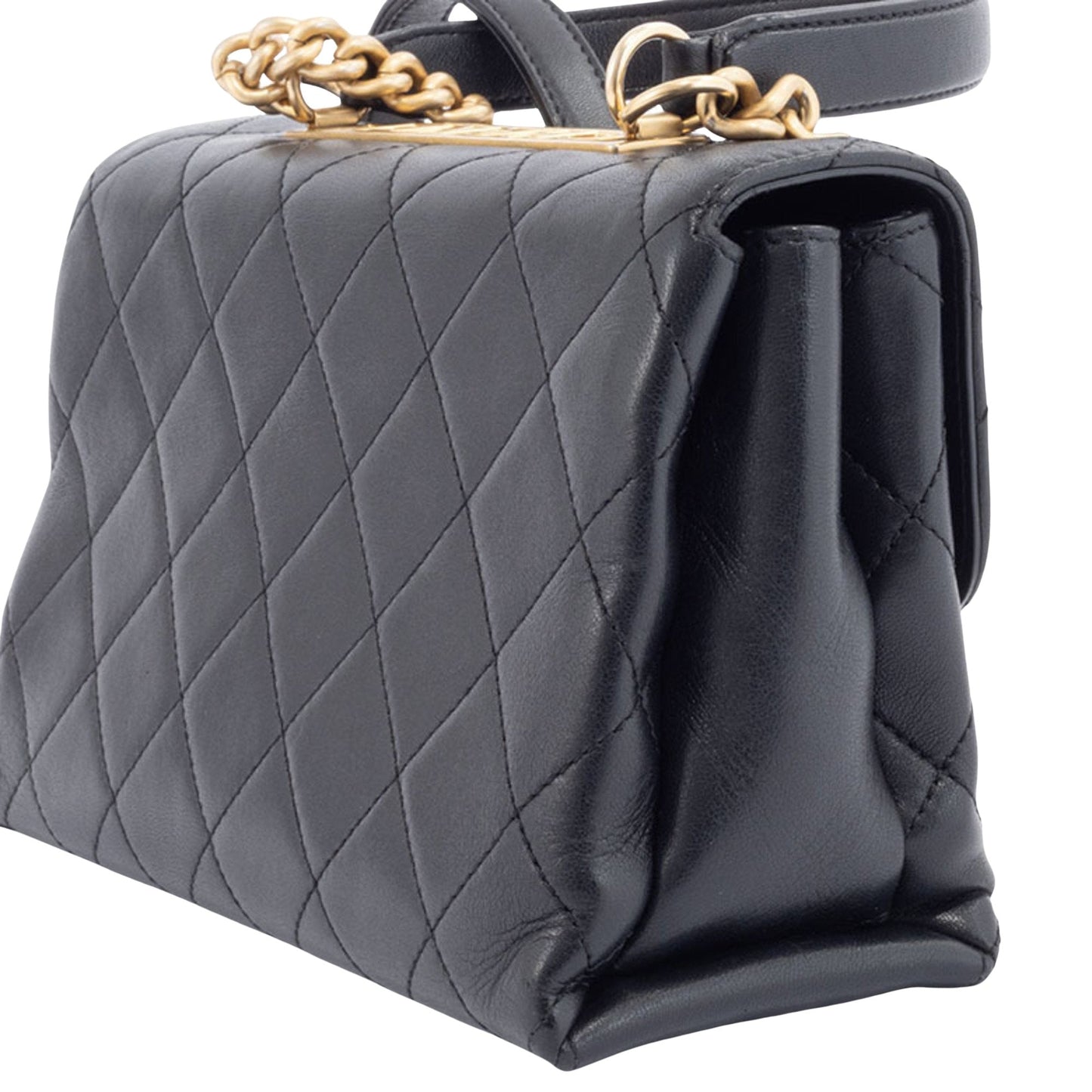Chanel Chanel Quilted Lambskin Leather Shoulder Bag
