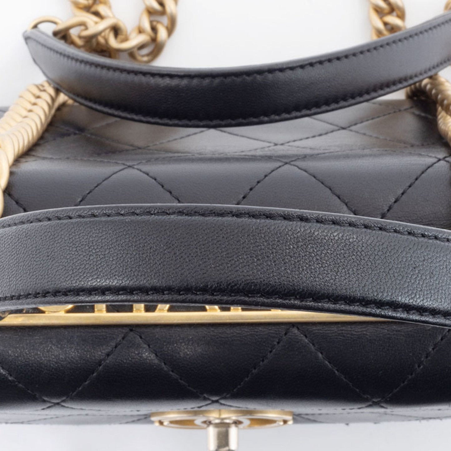 Chanel Chanel Quilted Lambskin Leather Shoulder Bag