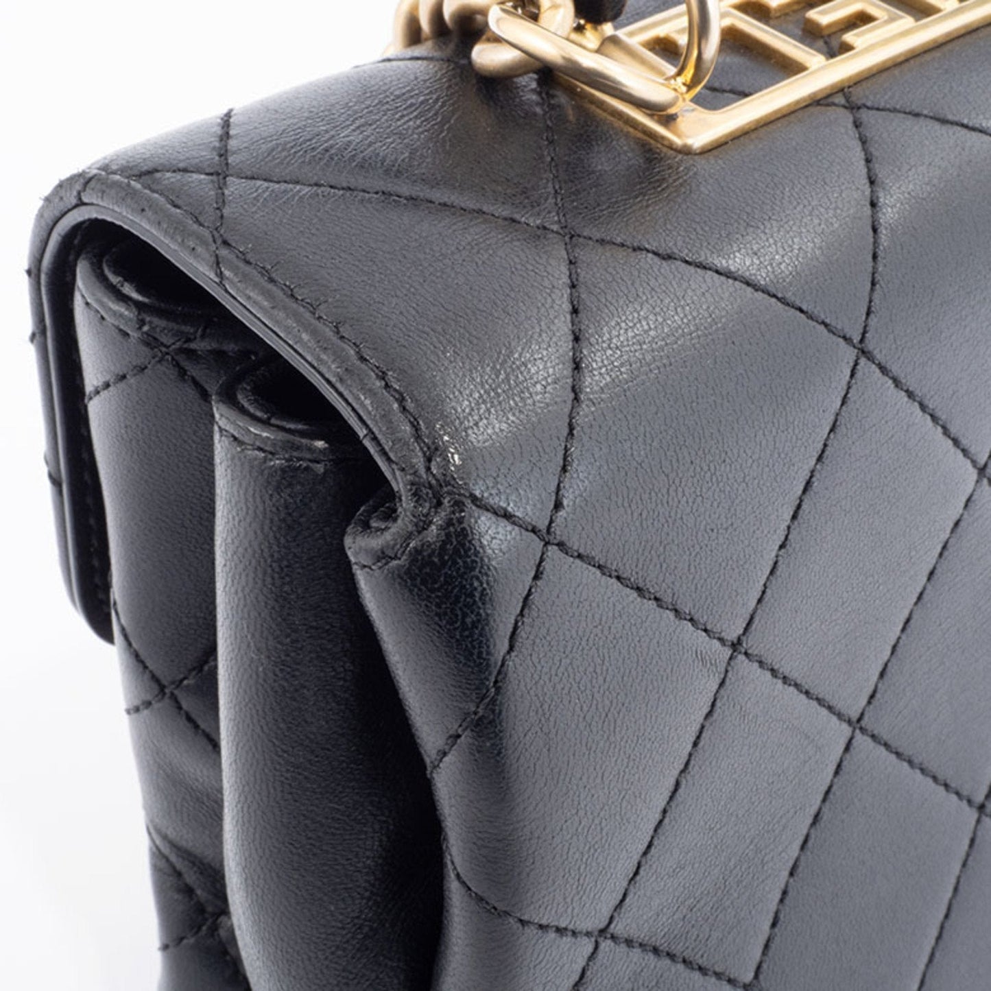 Chanel Chanel Quilted Lambskin Leather Shoulder Bag