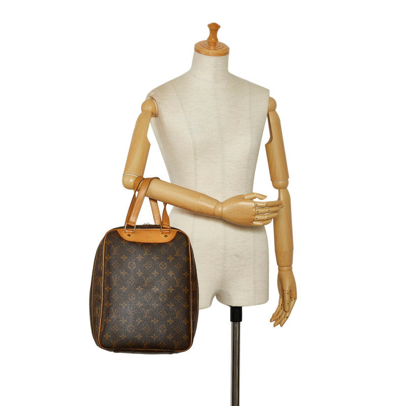 Louis Vuitton Monogram Exercise Handbag M41450 Brown PVC Leather  Louis Vuitton