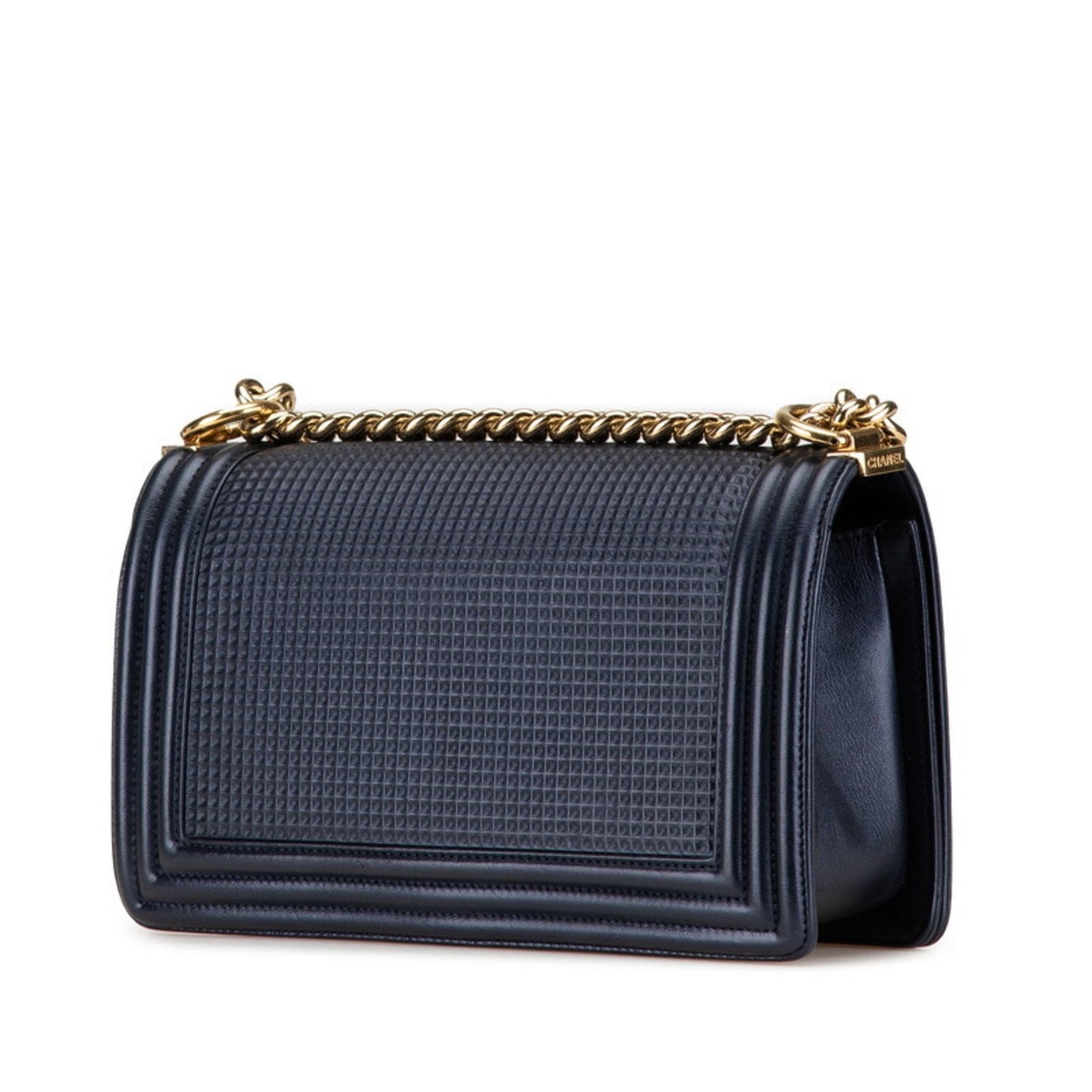 Chanel Quilted Lambskin Leather Chain Bag