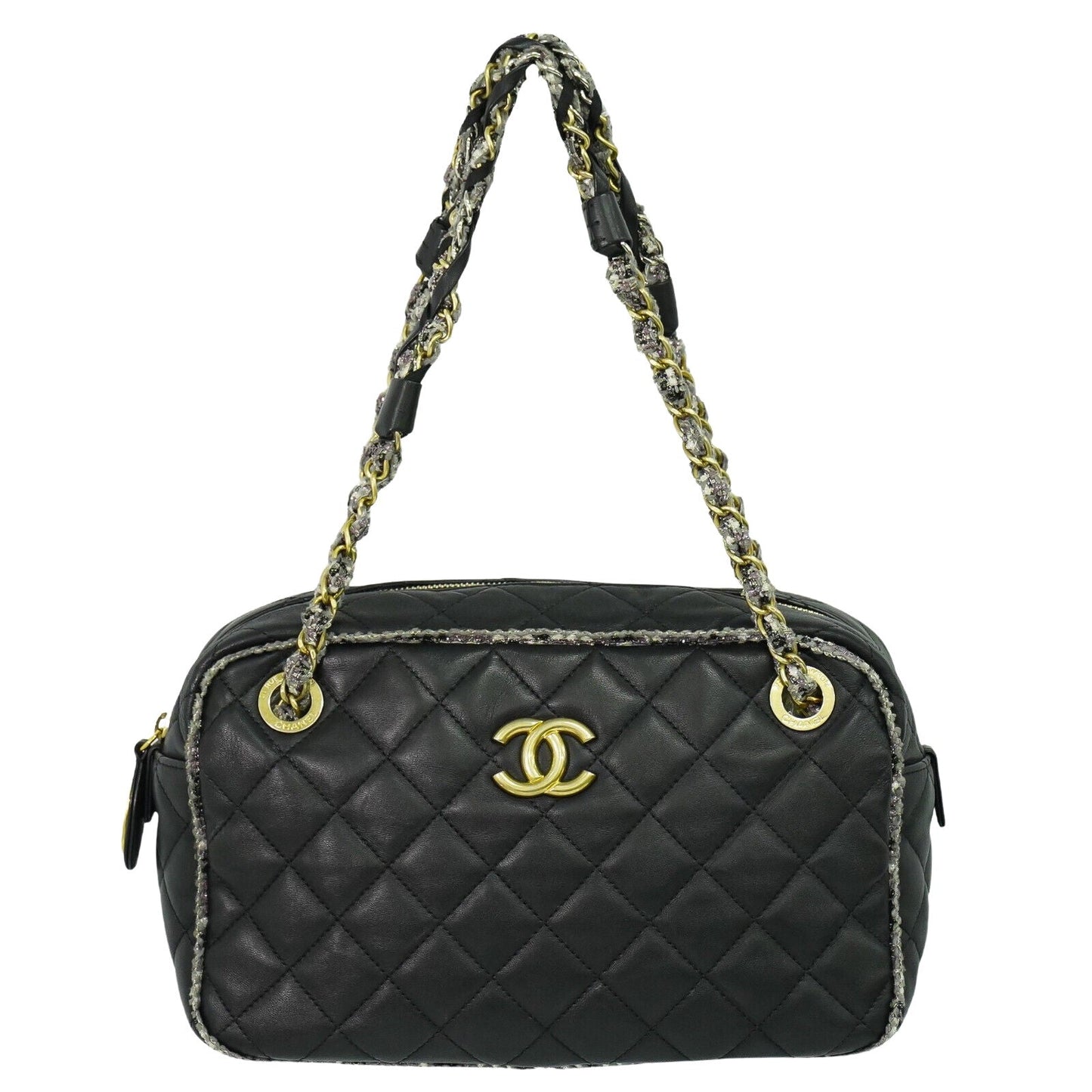 Chanel Quilted Lambskin Leather Shoulder Bag