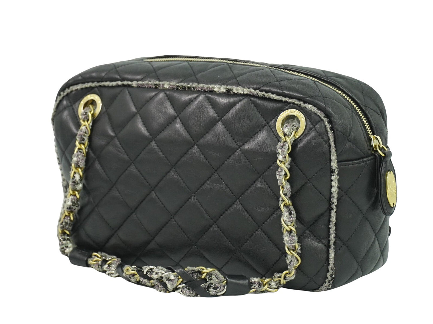 Chanel Quilted Lambskin Leather Shoulder Bag