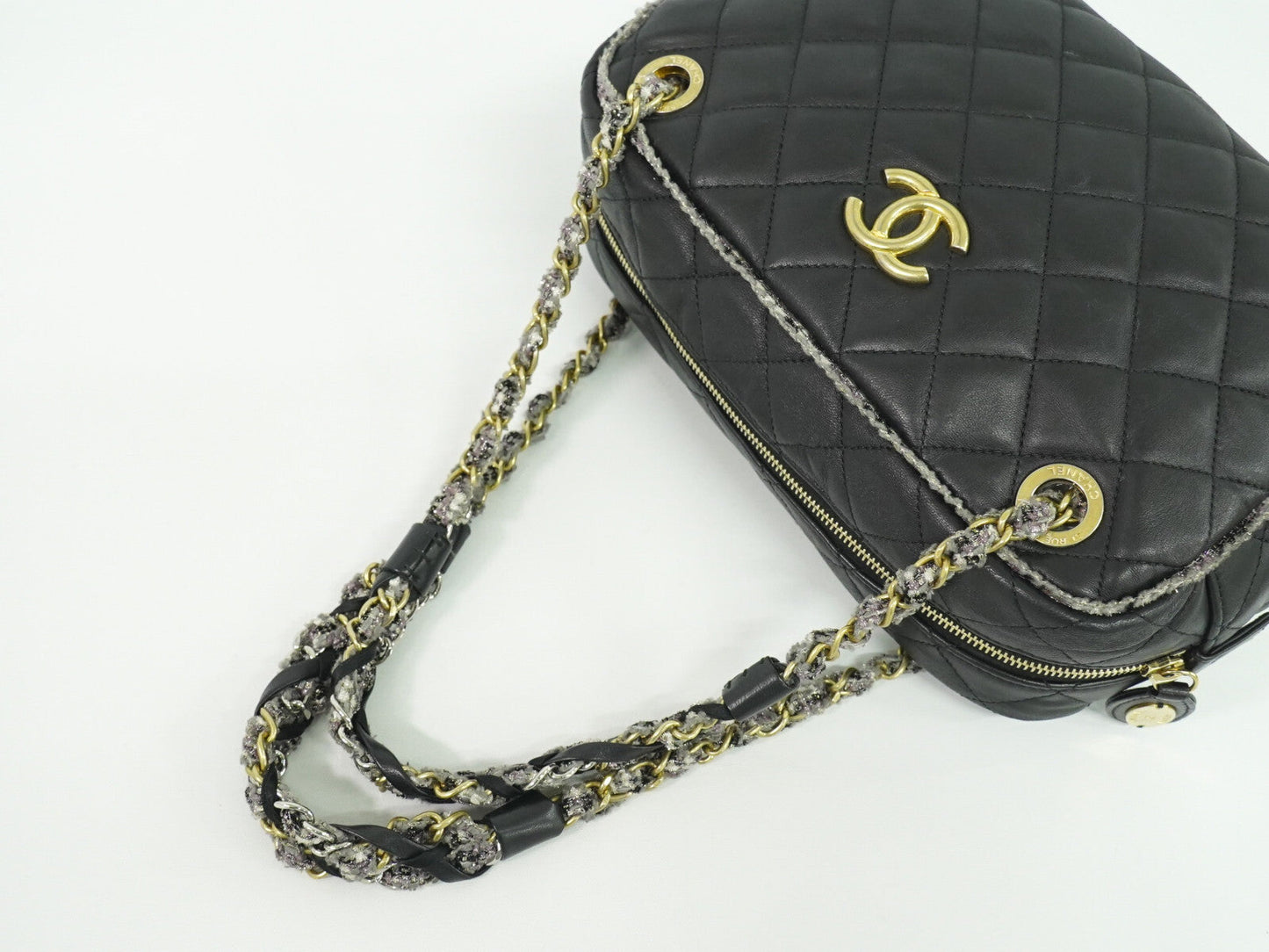 Chanel Quilted Lambskin Leather Shoulder Bag