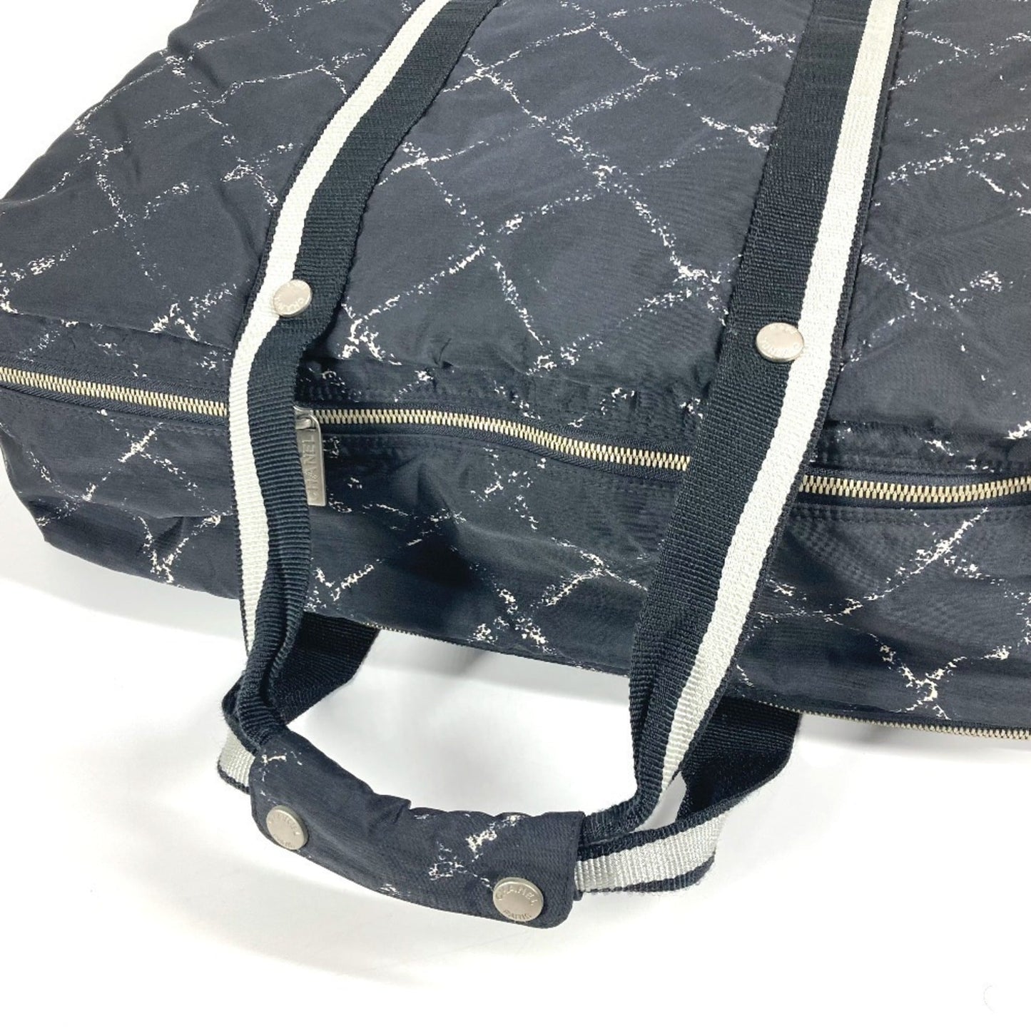 Chanel Quilted Nylon Travel Bag