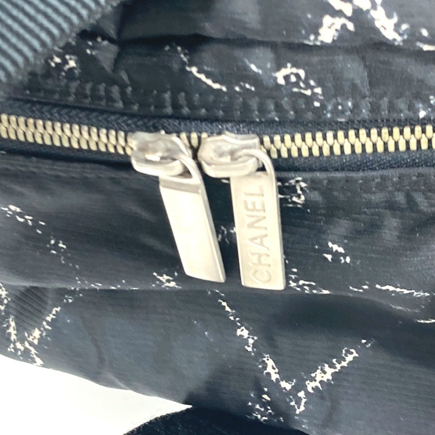 Chanel Quilted Nylon Travel Bag