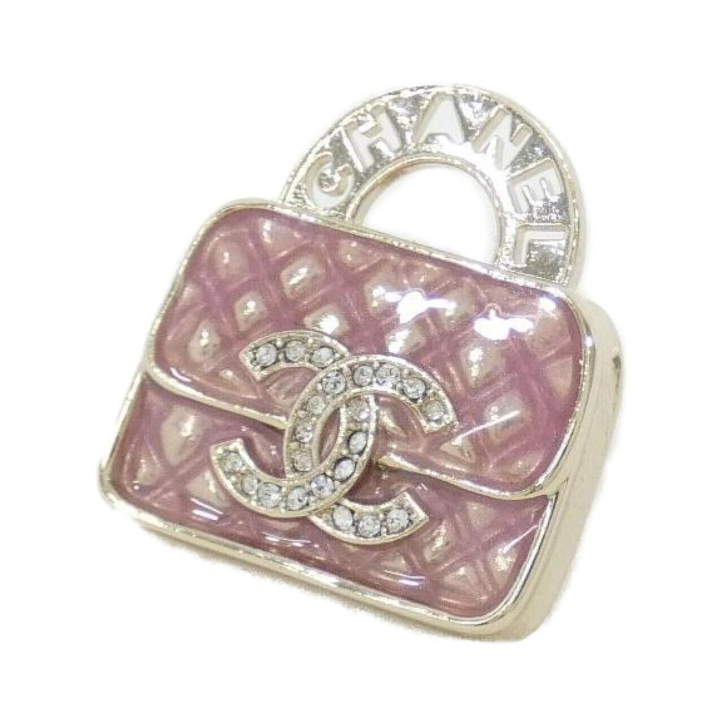 Chanel Handbag Rhinestone Brooch