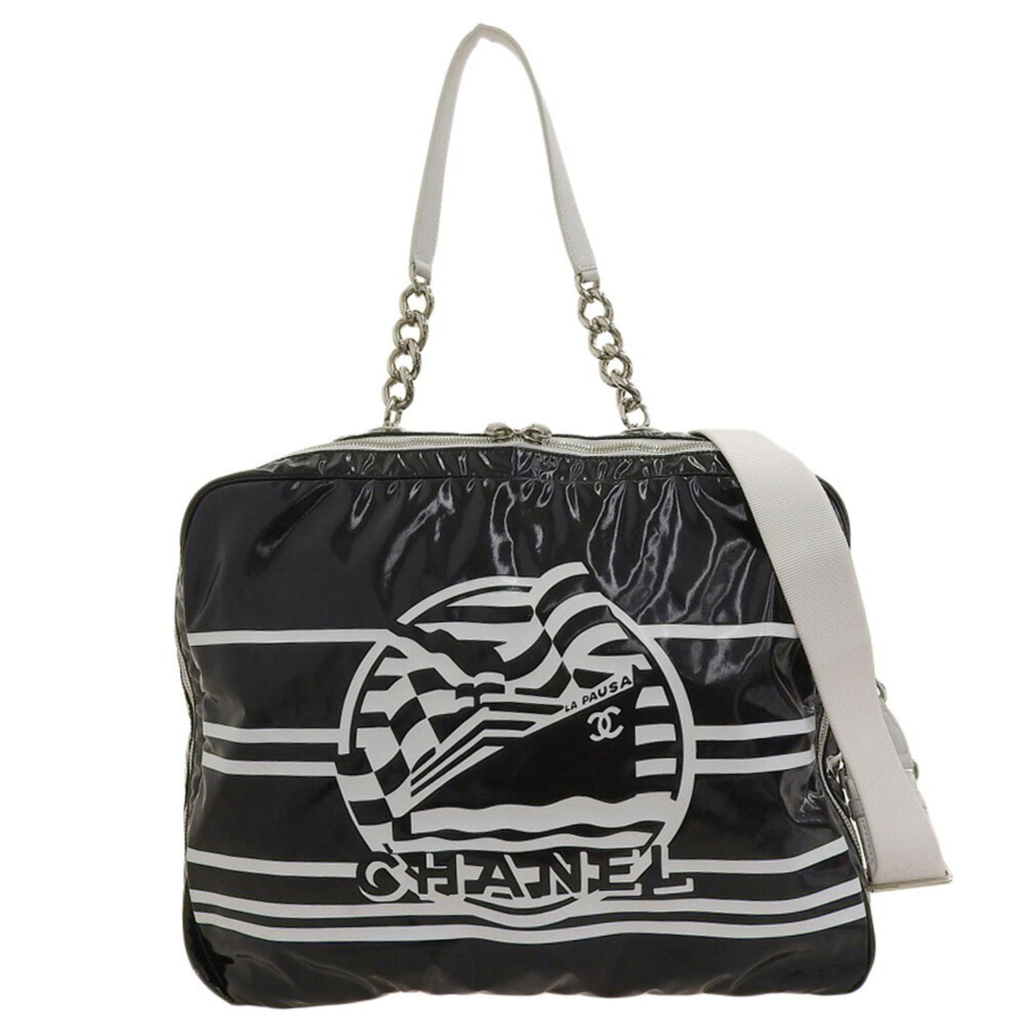 Chanel La Pausa Yacht Print Handbag