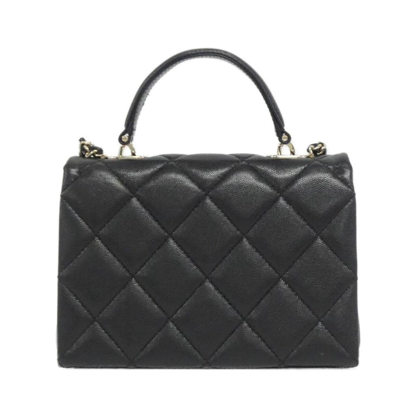 Chanel Chanel Quilted Lambskin TopHandle Bag