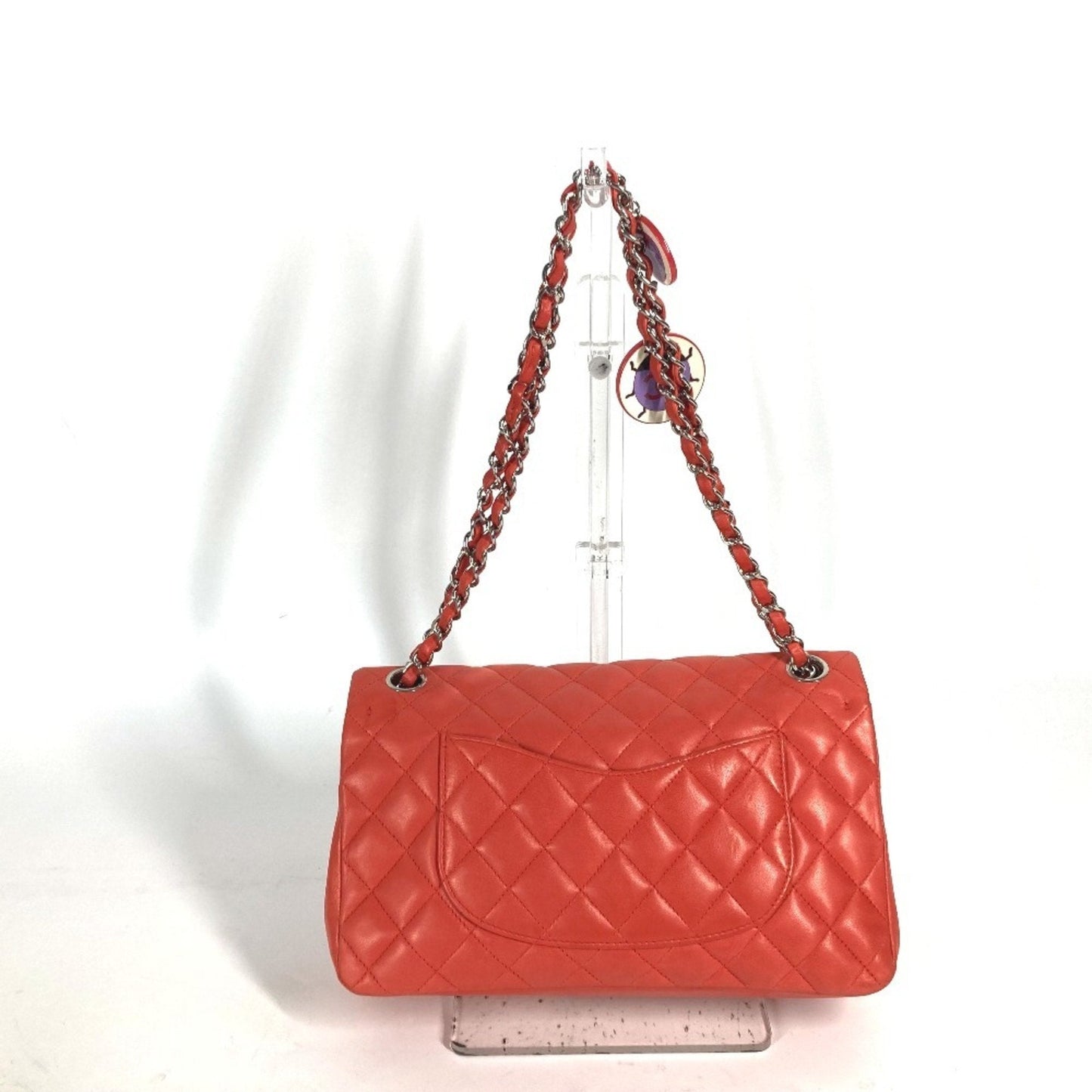 Chanel Classic Flap Ladybug Charm Bag