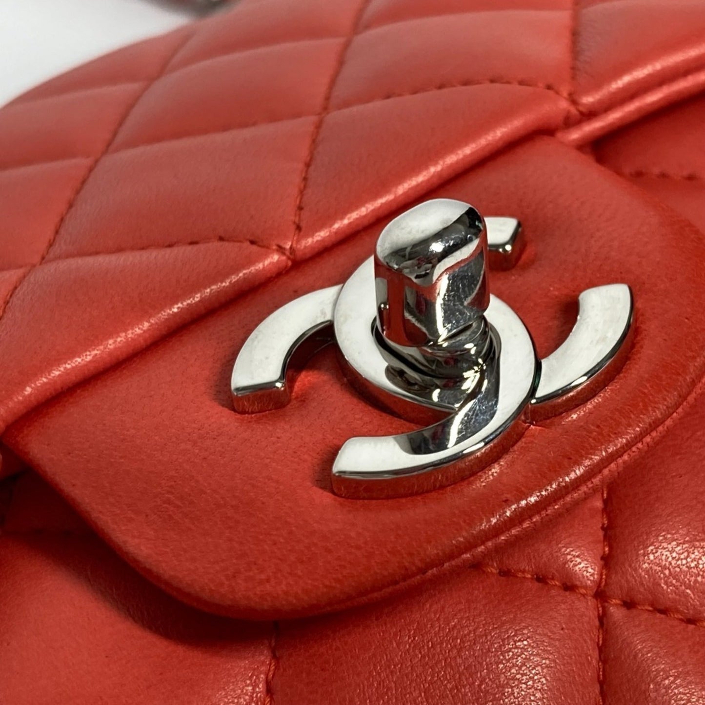 Chanel Classic Flap Ladybug Charm Bag