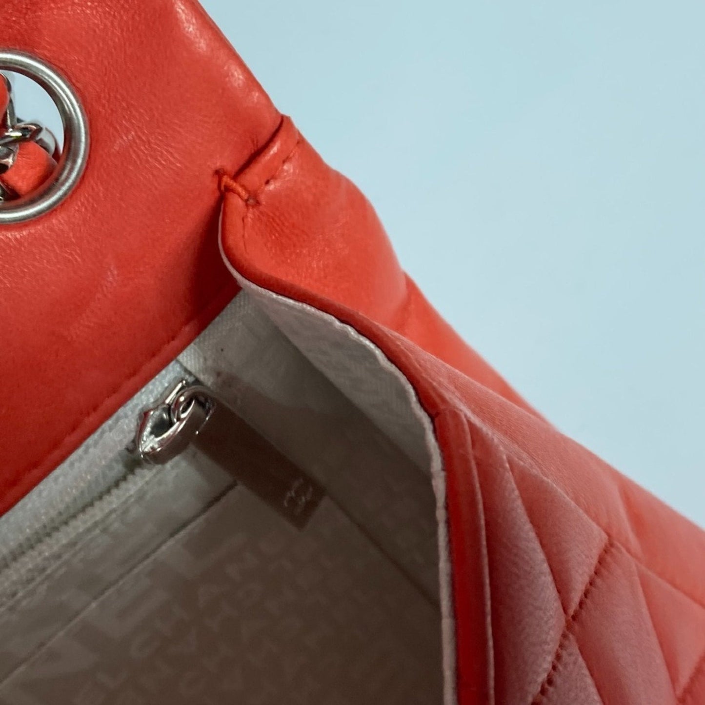 Chanel Classic Flap Ladybug Charm Bag